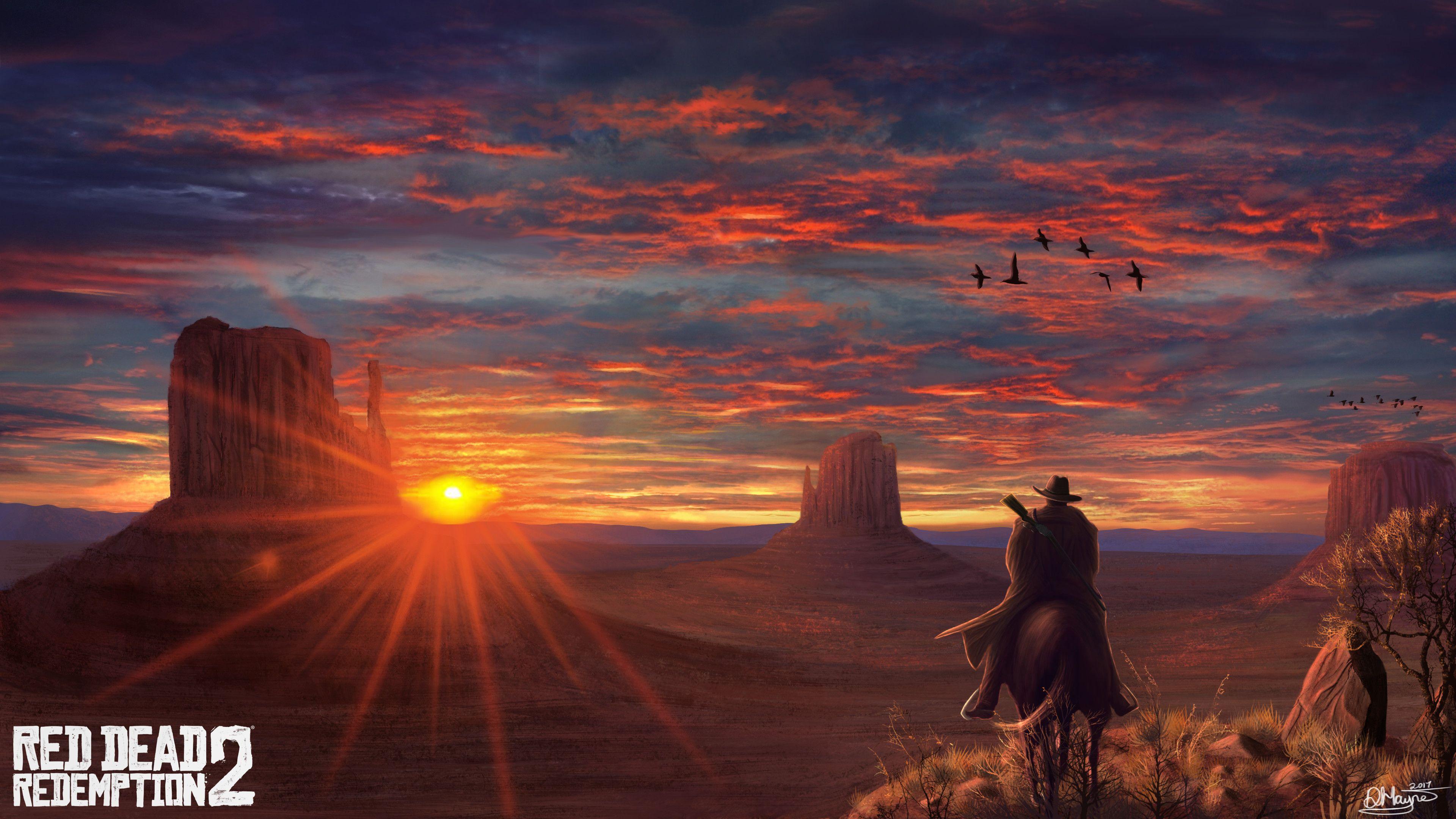 Video Game Red Dead Redemption 2 4k Ultra HD Wallpaper by NoviKaiba23