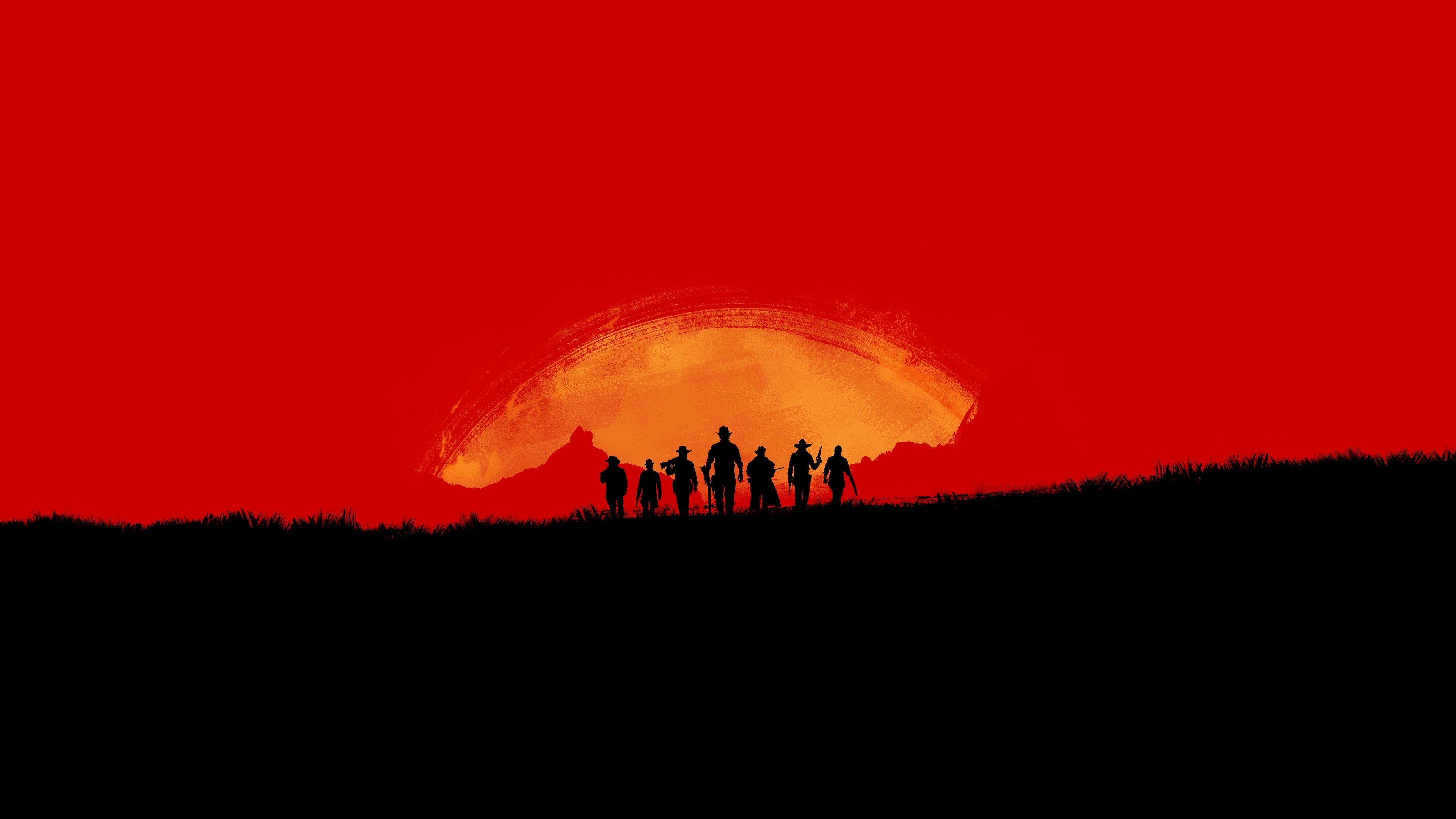 Red Dead Redemption 2 Gang Video Game 4K UHD Wallpapers