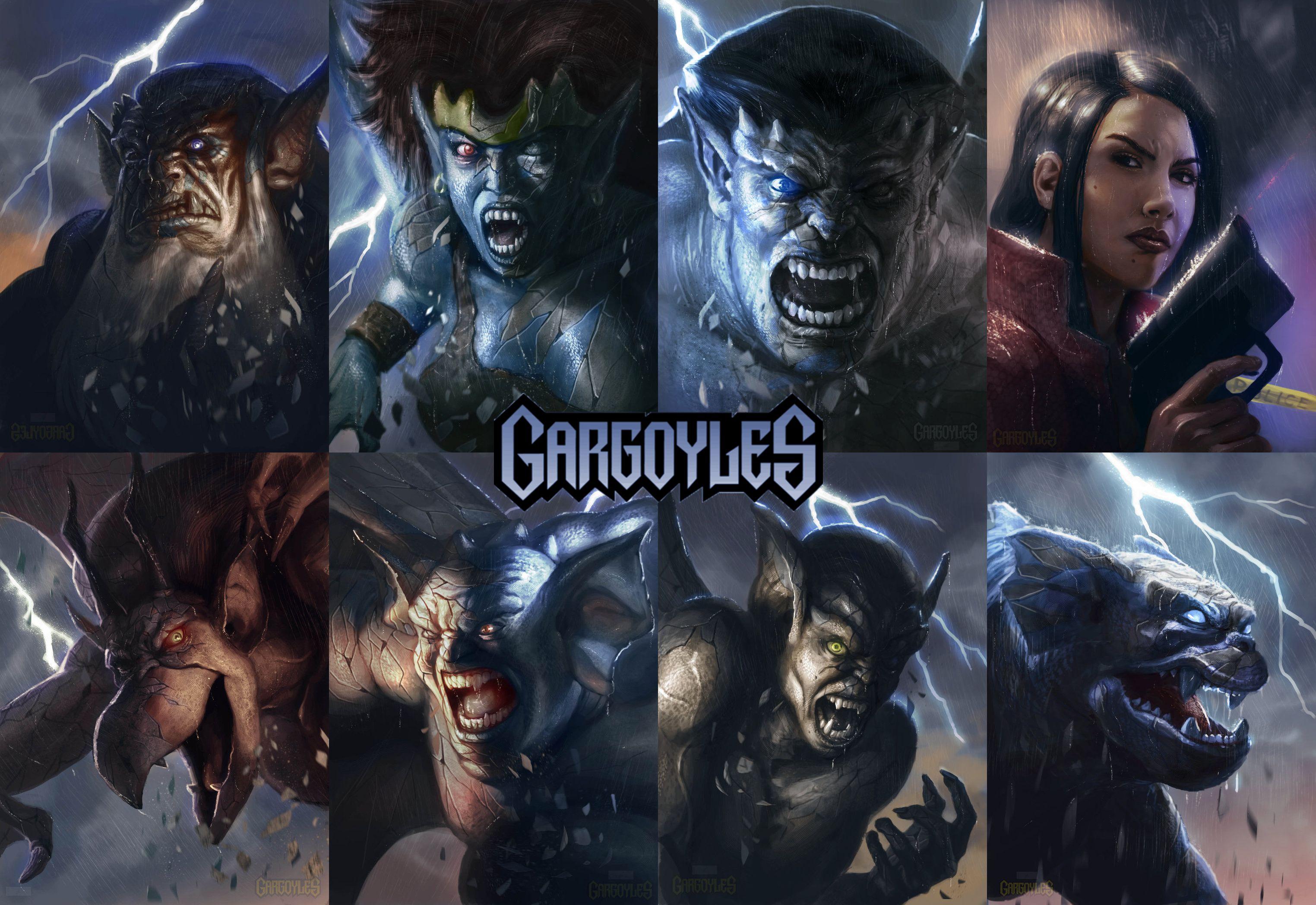Gargoyles Wallpaper HD by BeaKirby. Comic & Cartoon Artwork
