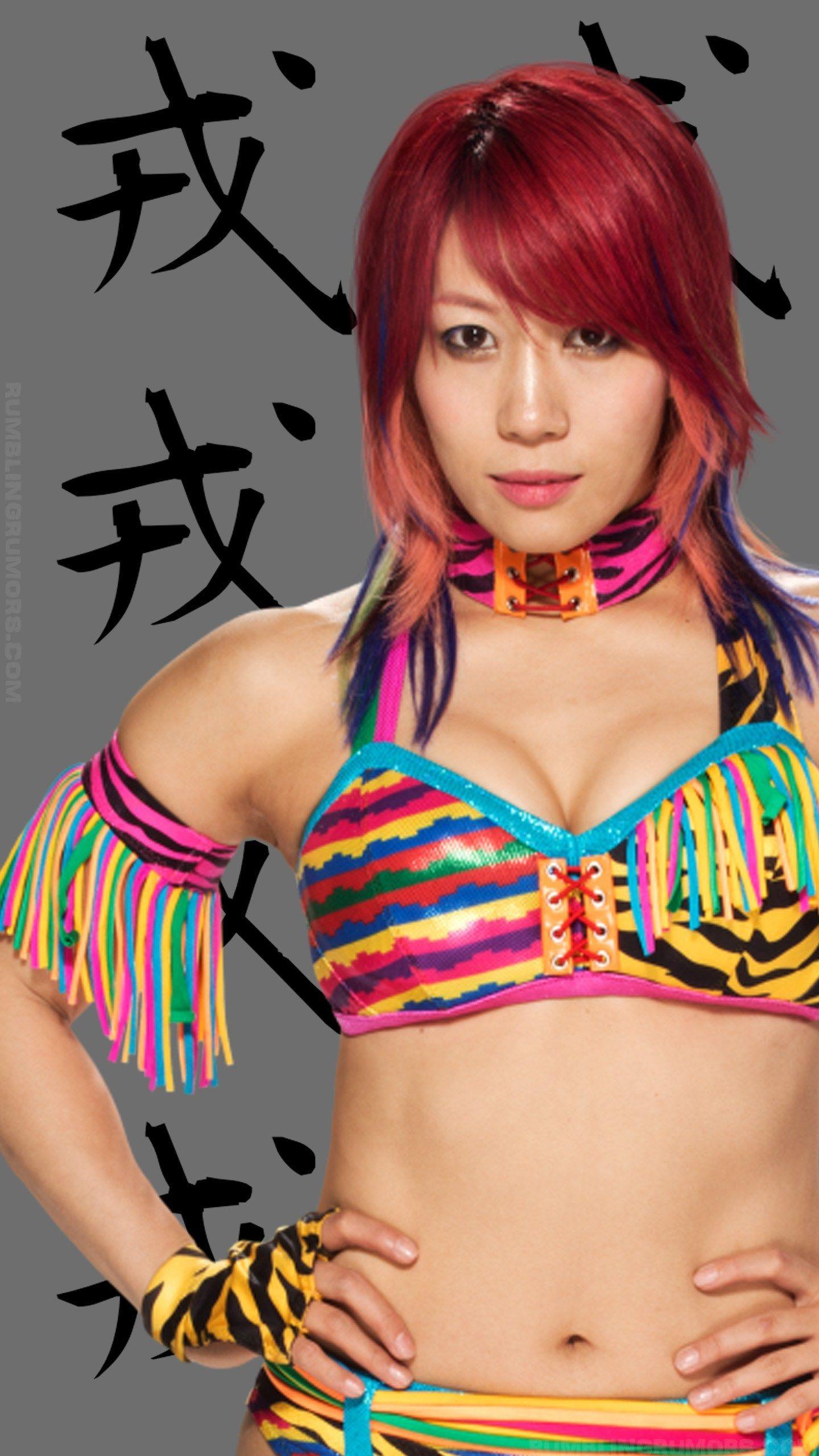 Asuka HD Mobile WWE Wallpaper!. Wrestling divas, Wrestling superstars, Wwe divas