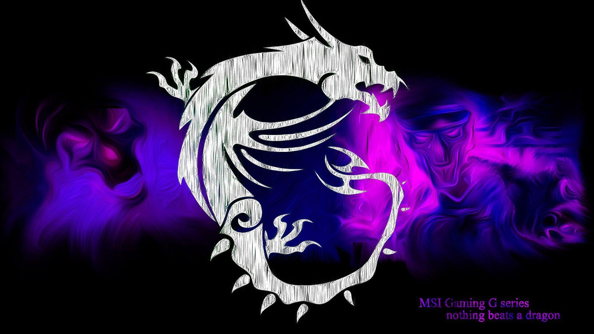 Group of Purple Abstract Dragon Wallpaper