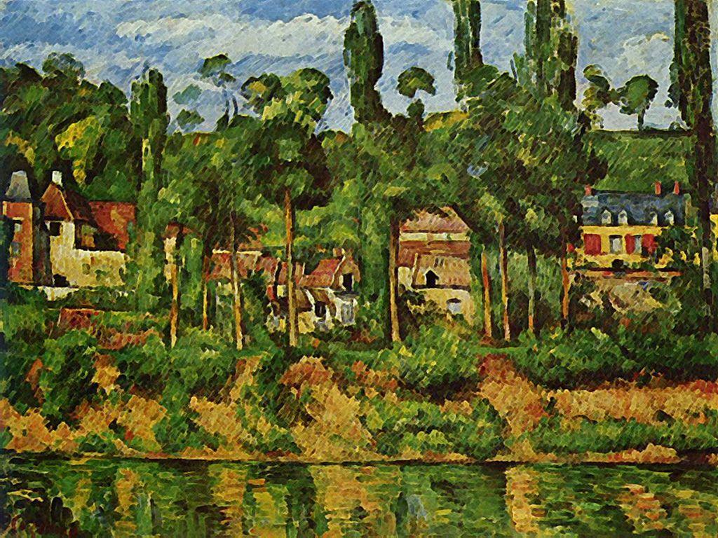 Landscape, art, house, Claude Monet, sea, water, green, painting, summer,  impressionism, HD wallpaper | Peakpx