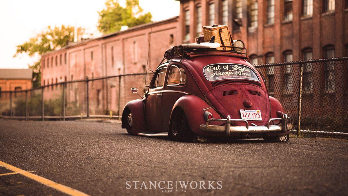 Brent Favreau's 1961 Red over Red Ragtop Volkswagen Beetle