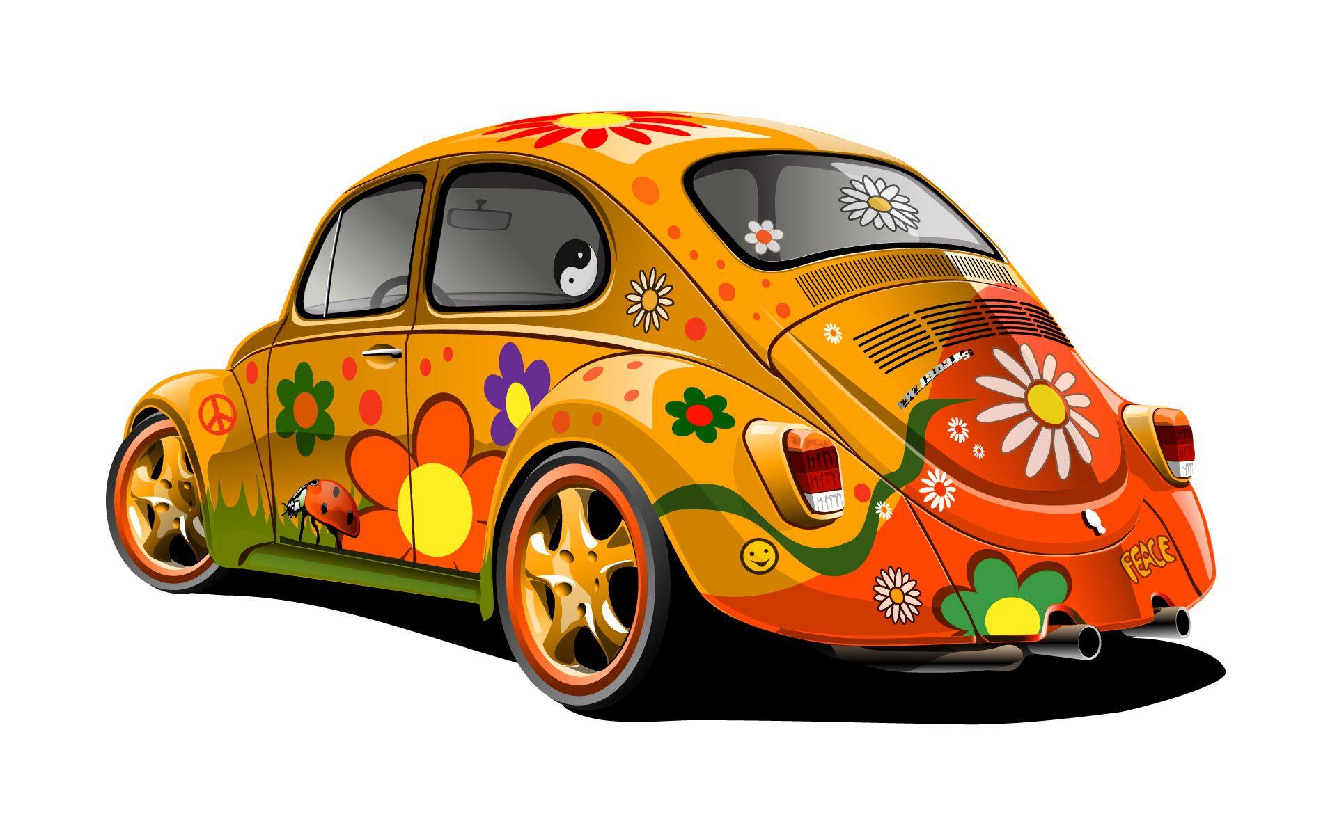 Volkswagen beetle HD clipart