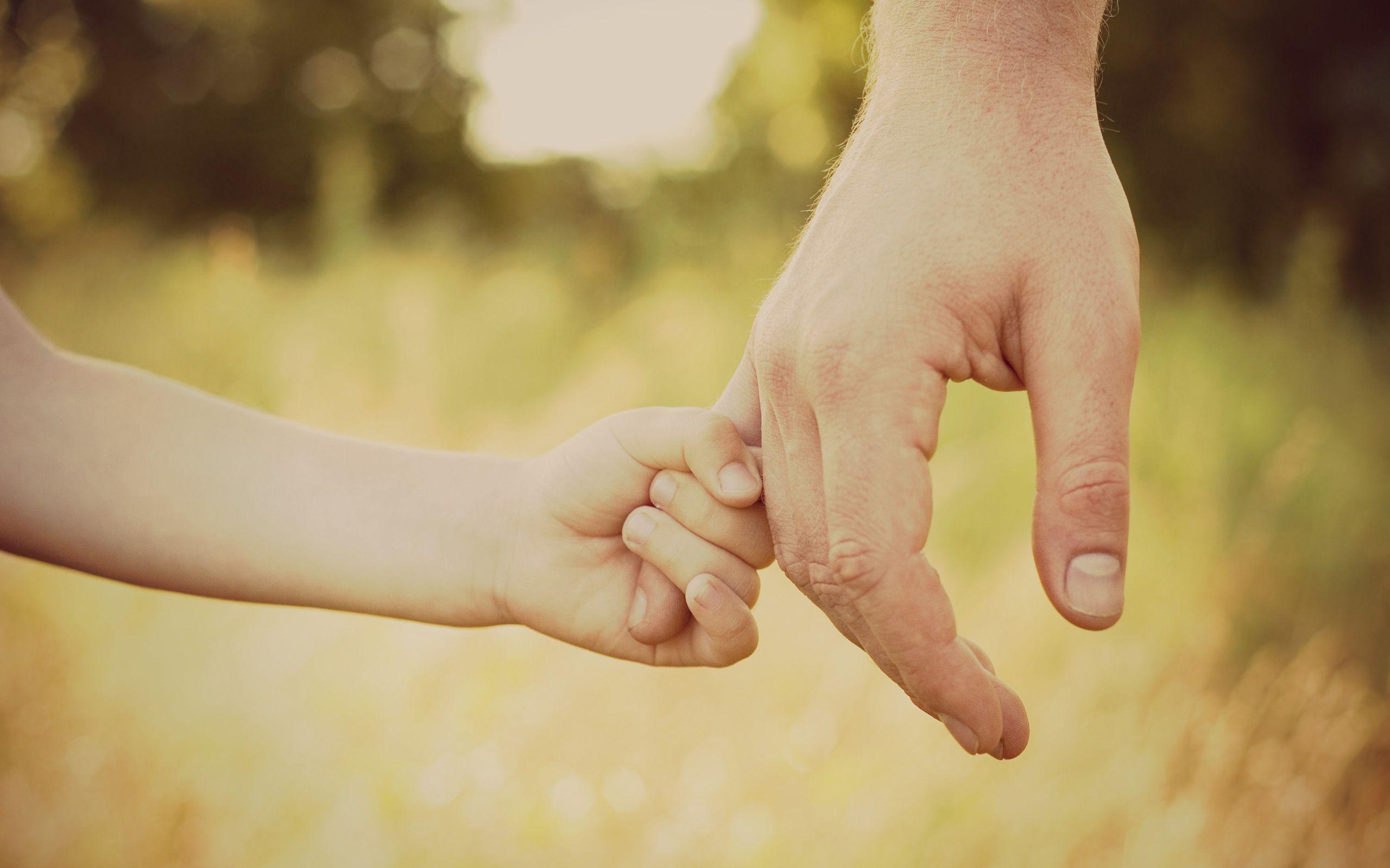 Father Son Love Care Protection wallpaper