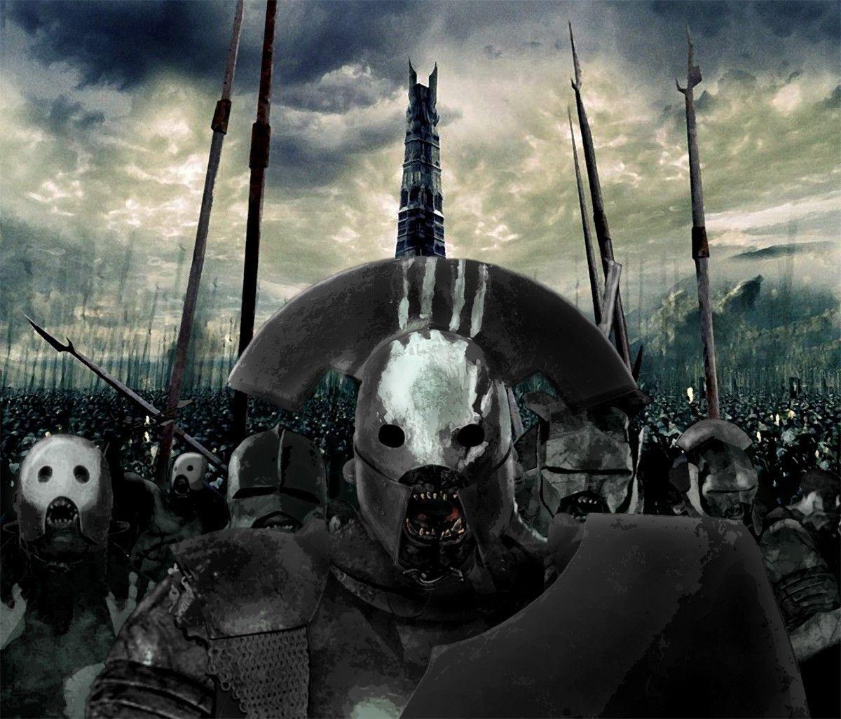 isengard the lord of the rings uruk hai wallpaper and background