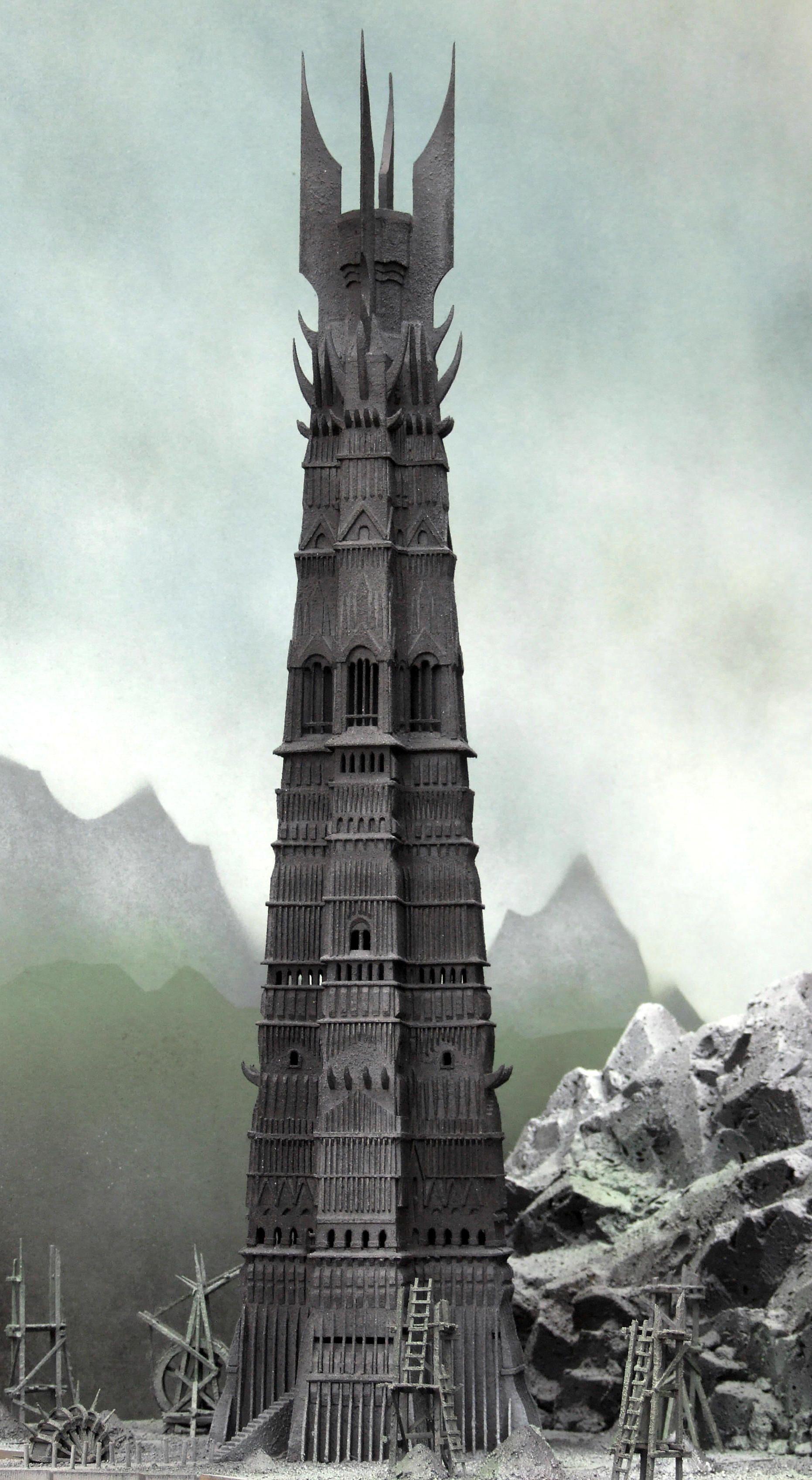Orthanct tower stood in the centre of the Ring of Isengard