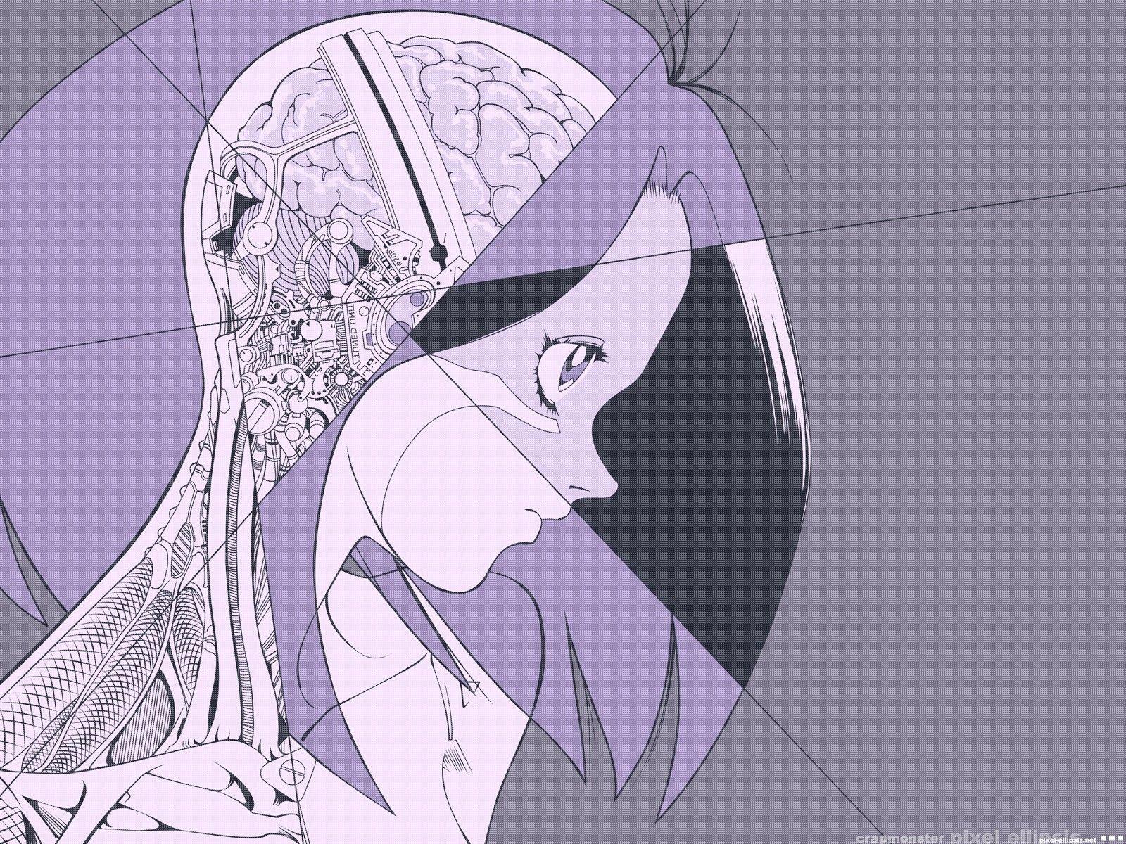 brain, #anime, #Gally, #anatomy, #Battle Angel Alita, wallpaper