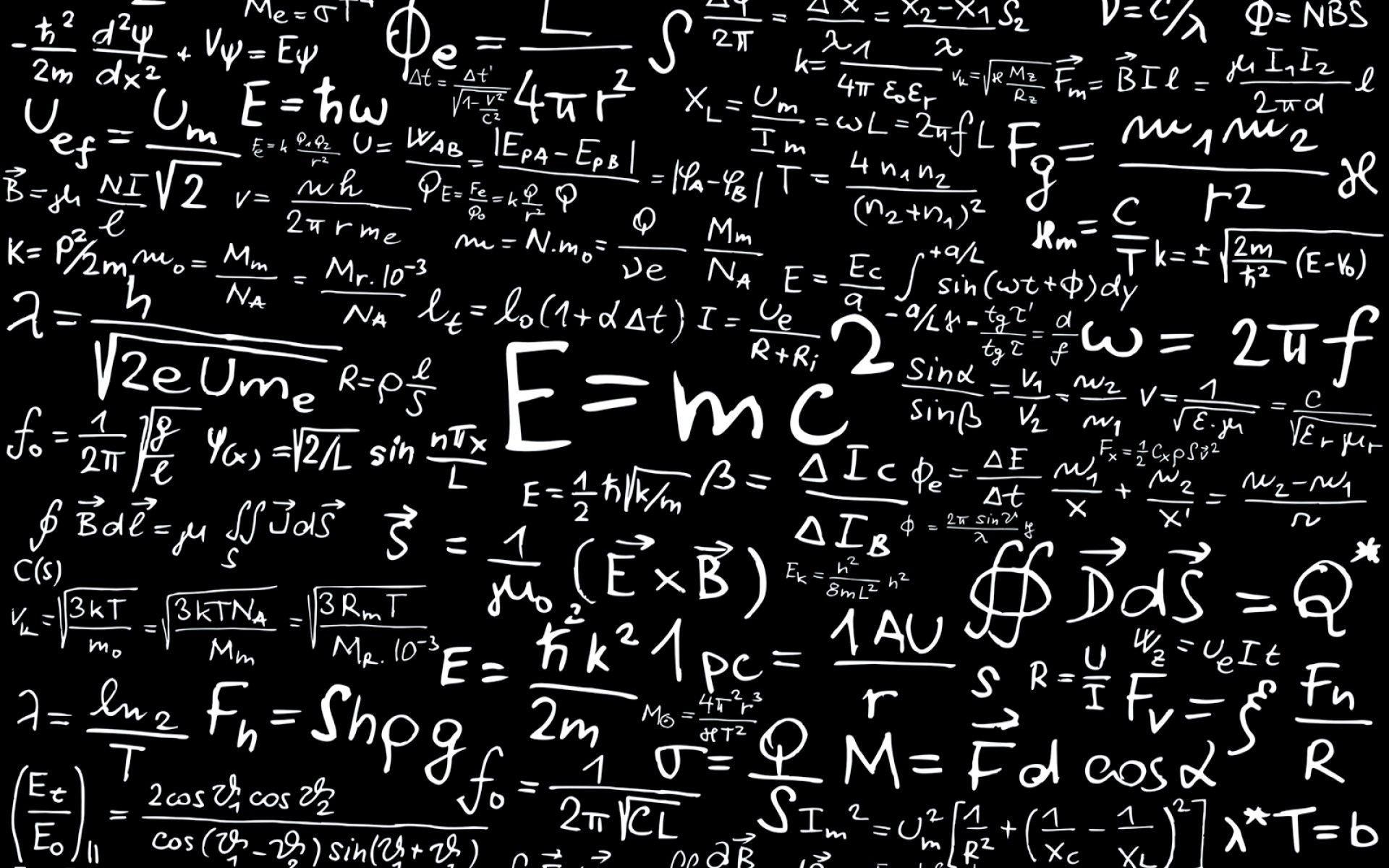 formula wallpaper. Physik formeln, Einstein, Gleichungen