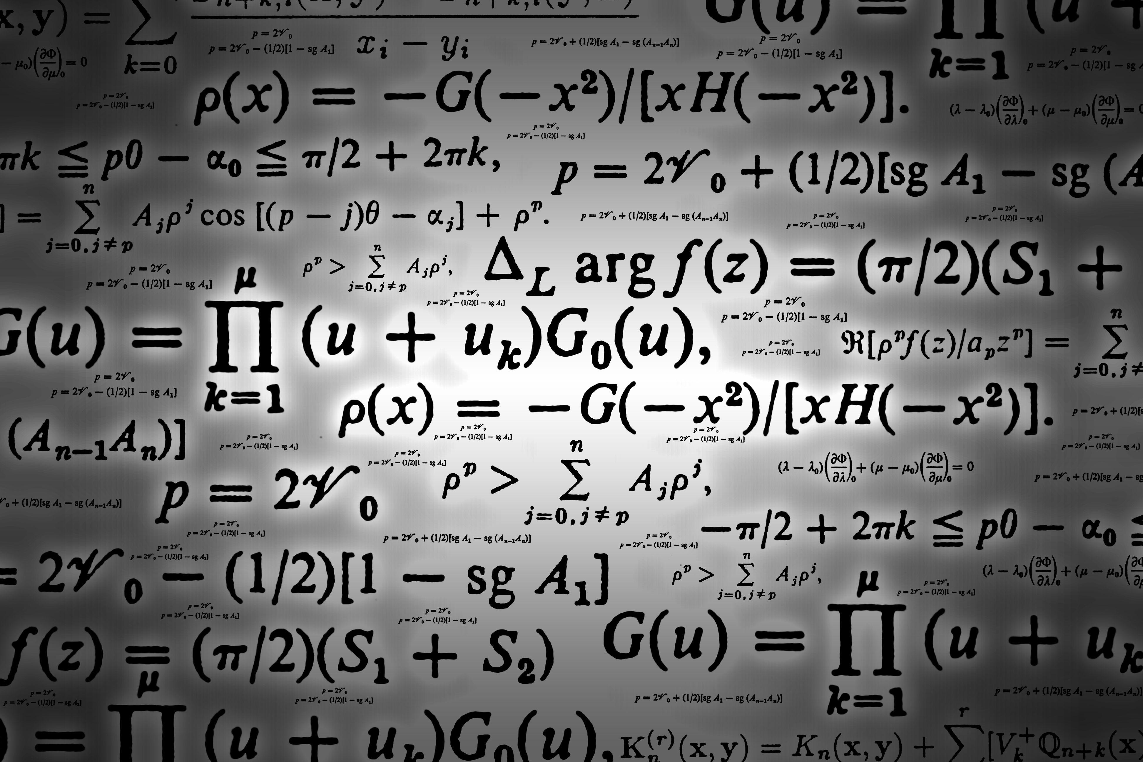 Math Physics Equation Wallpaperx2592