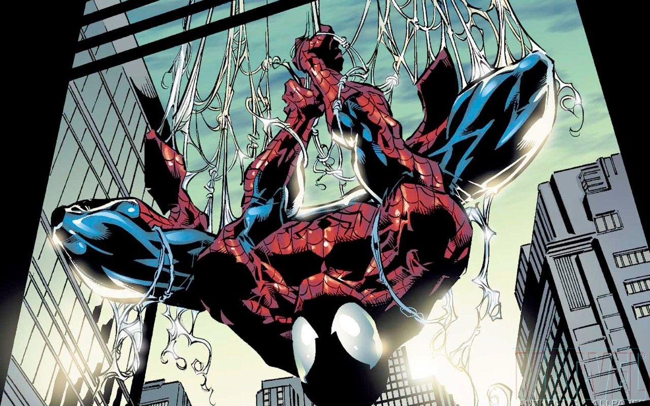 Spider Man, Upside down, Comic books HD Wallpaper / Desktop and Mobile Image & Photo