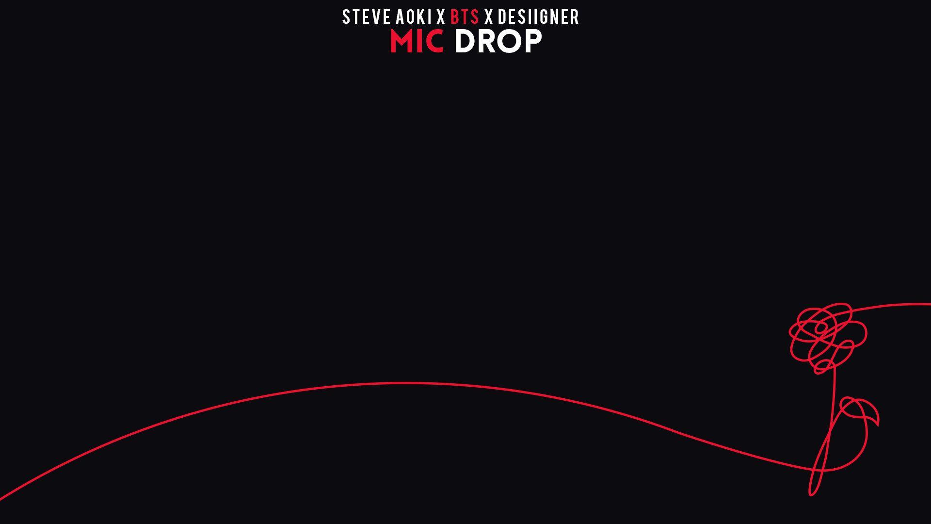 BTS Drop (Remix ft Steve Aoki & Desiigner) Wallpaper