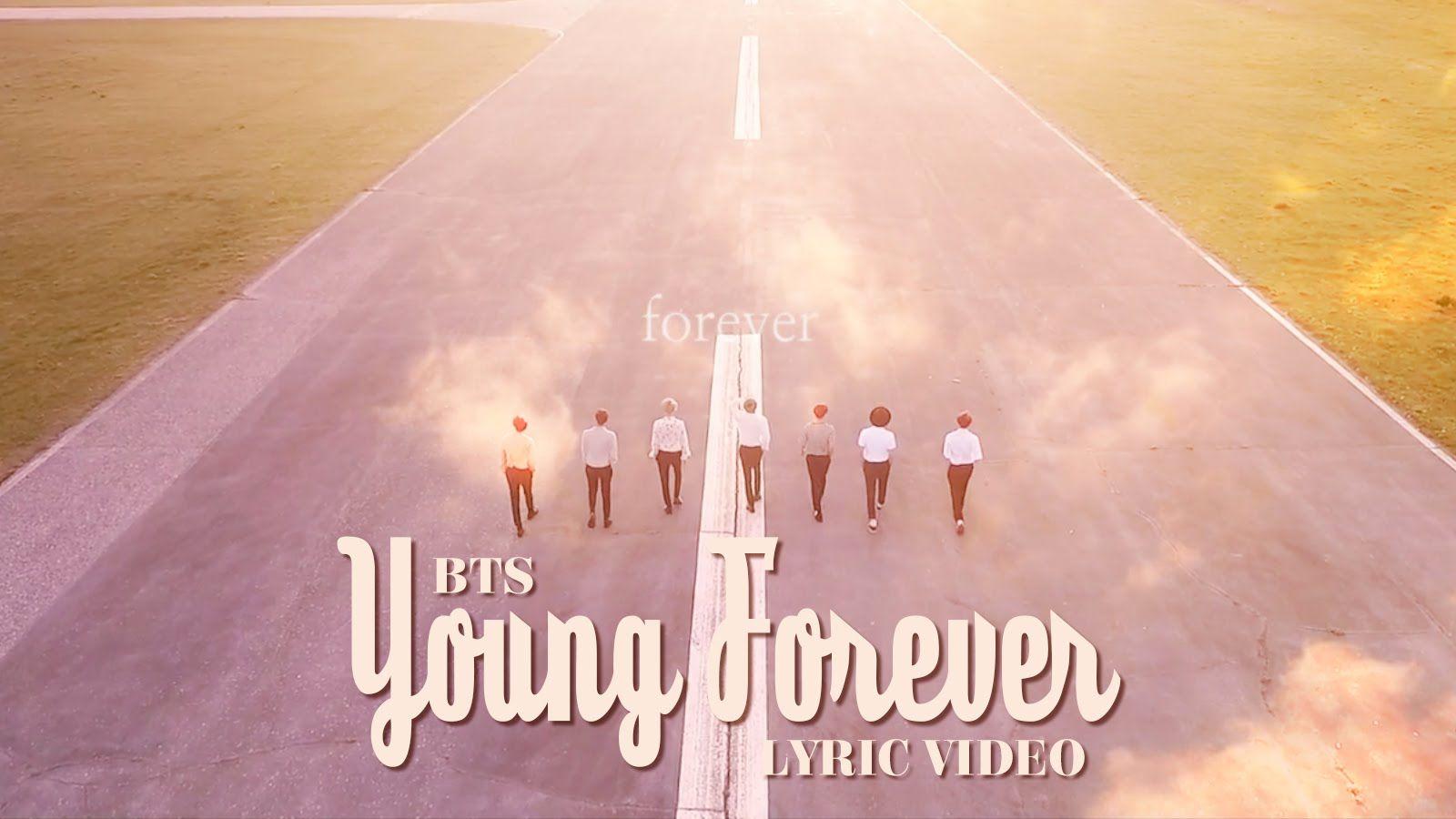 Обои на ноутбук BTS Forever young