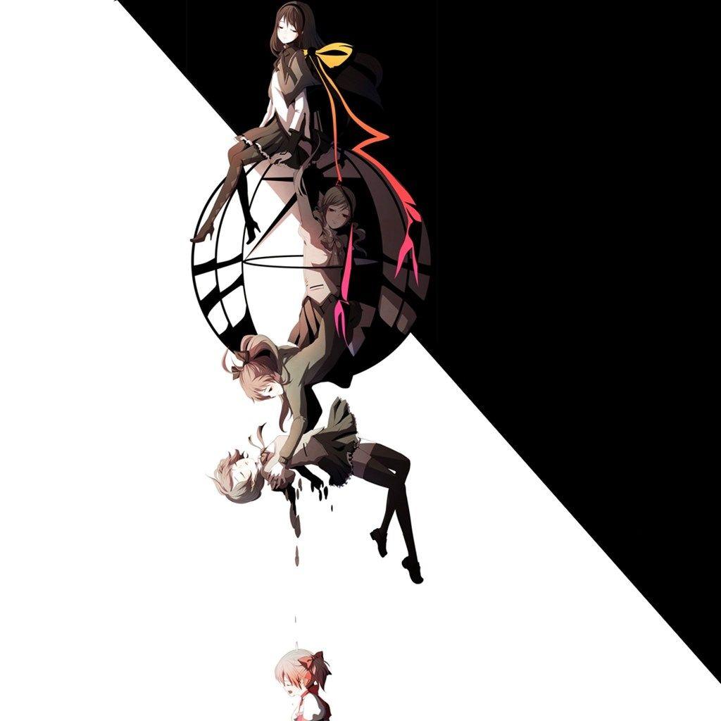 Mahou Shoujo Madoka Magica iPad 3, 4 & Air Wallpaper Desktop Background