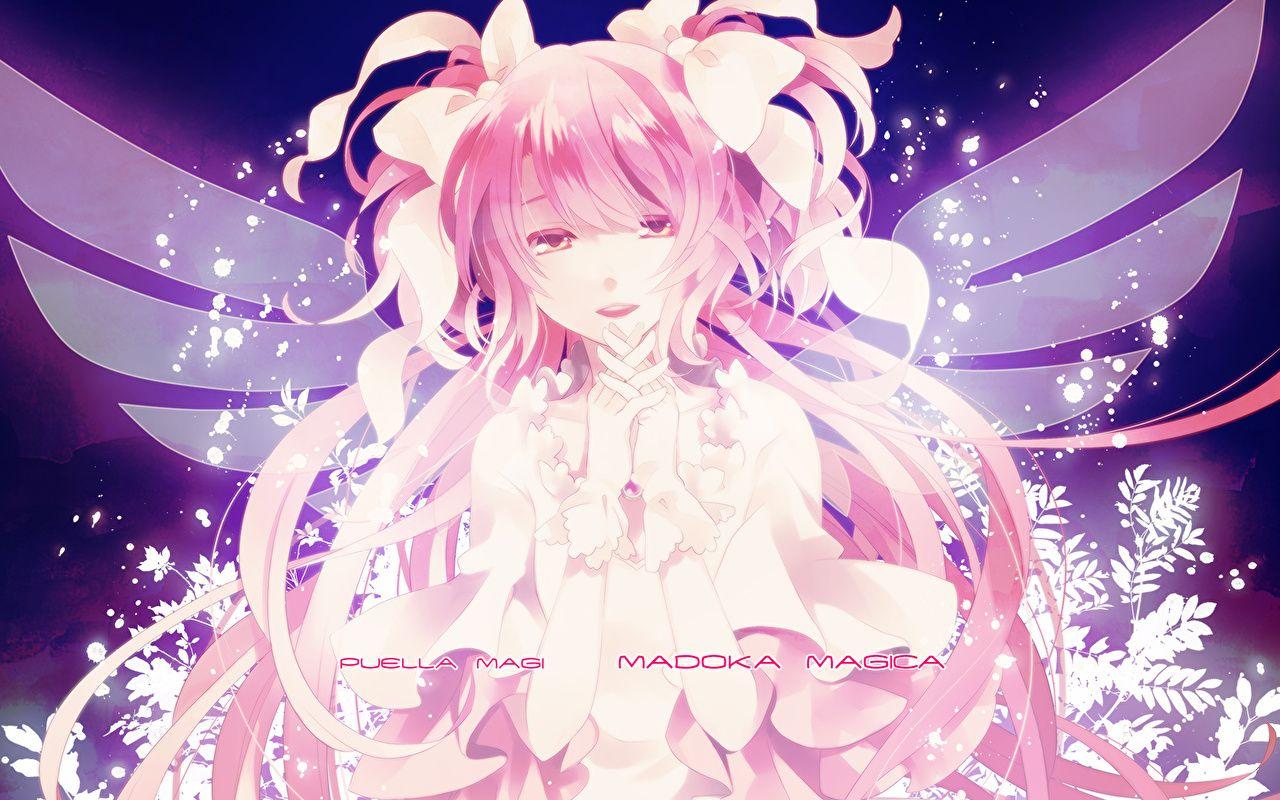 Wallpaper Mahou Shoujo Madoka Magica Girls Anime