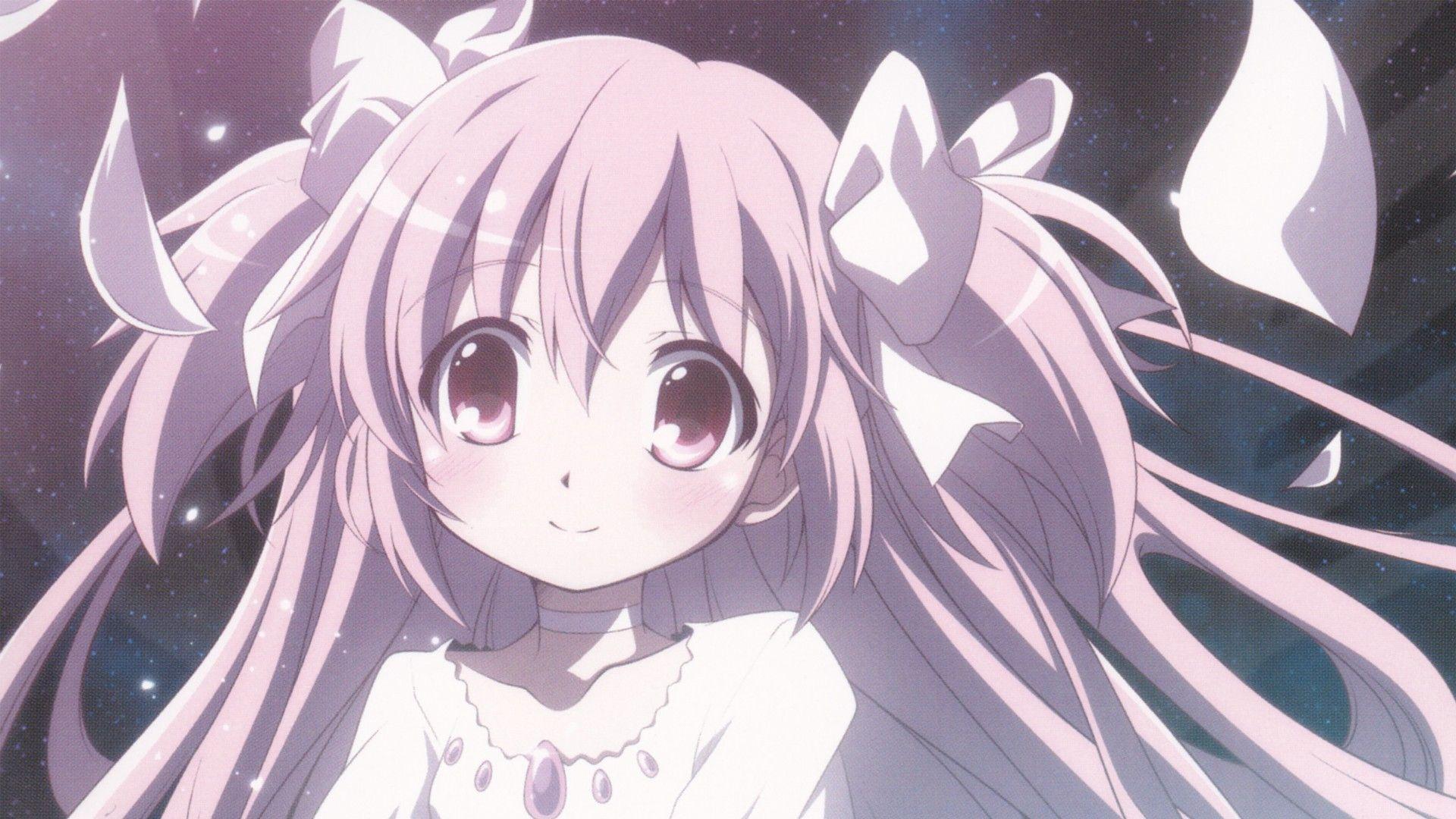 Mahou shoujo madoka magica kaname scans wallpaper