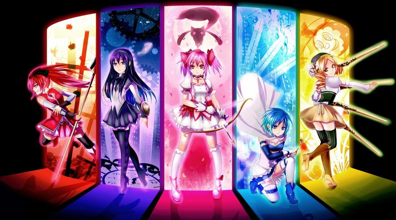 Wallpaper Mahou Shoujo Madoka Magica Anime