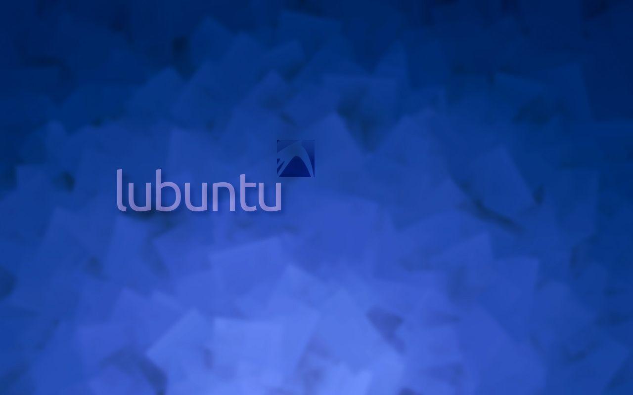 Free Lubuntu Wallpapers: Blue Square