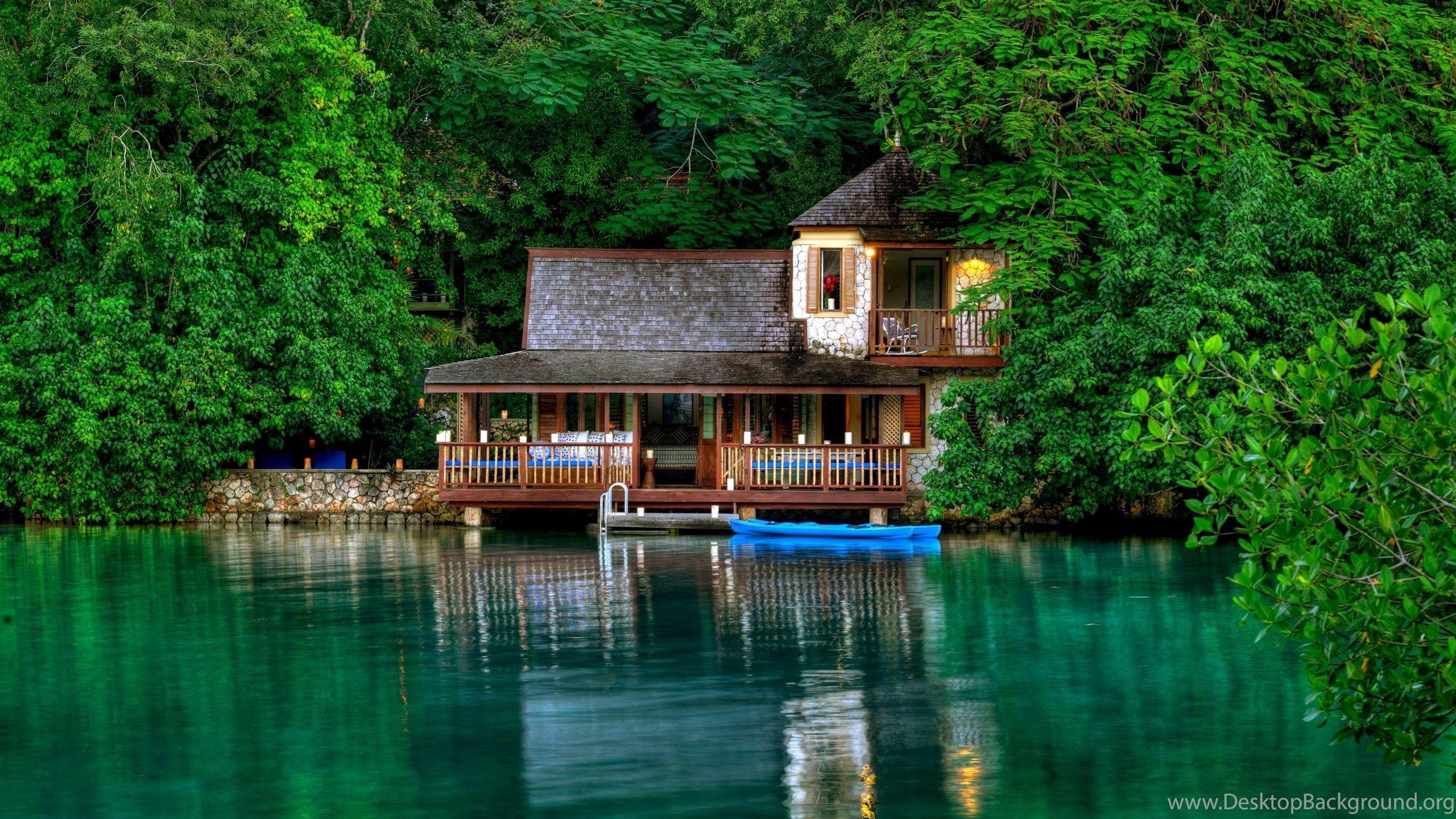 high resolution wallpaper lake house