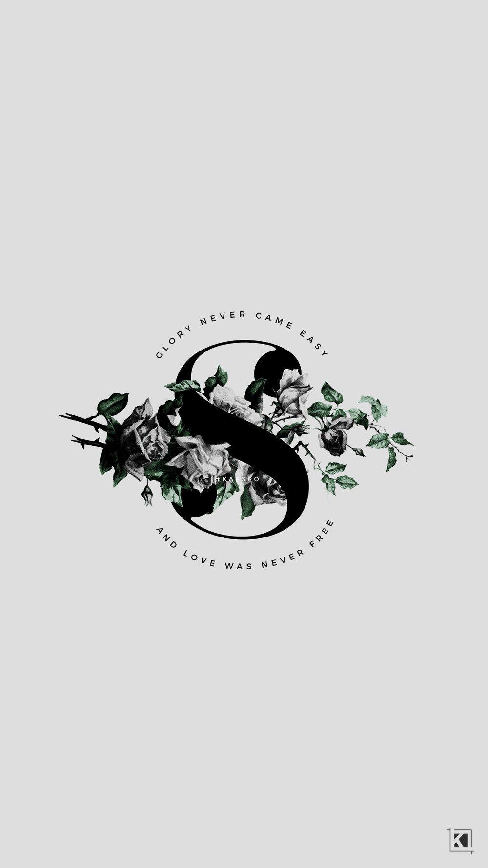 Slytherin Glory + Loyalty Wallpaper. Doodle