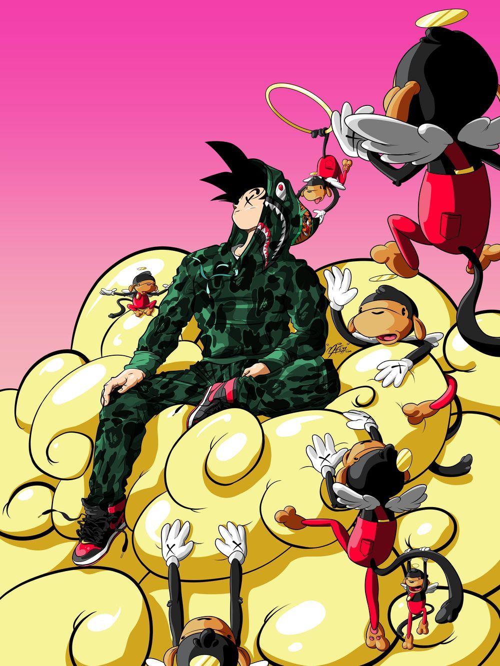 hype. Goku wallpaper, Anime art, Naruto