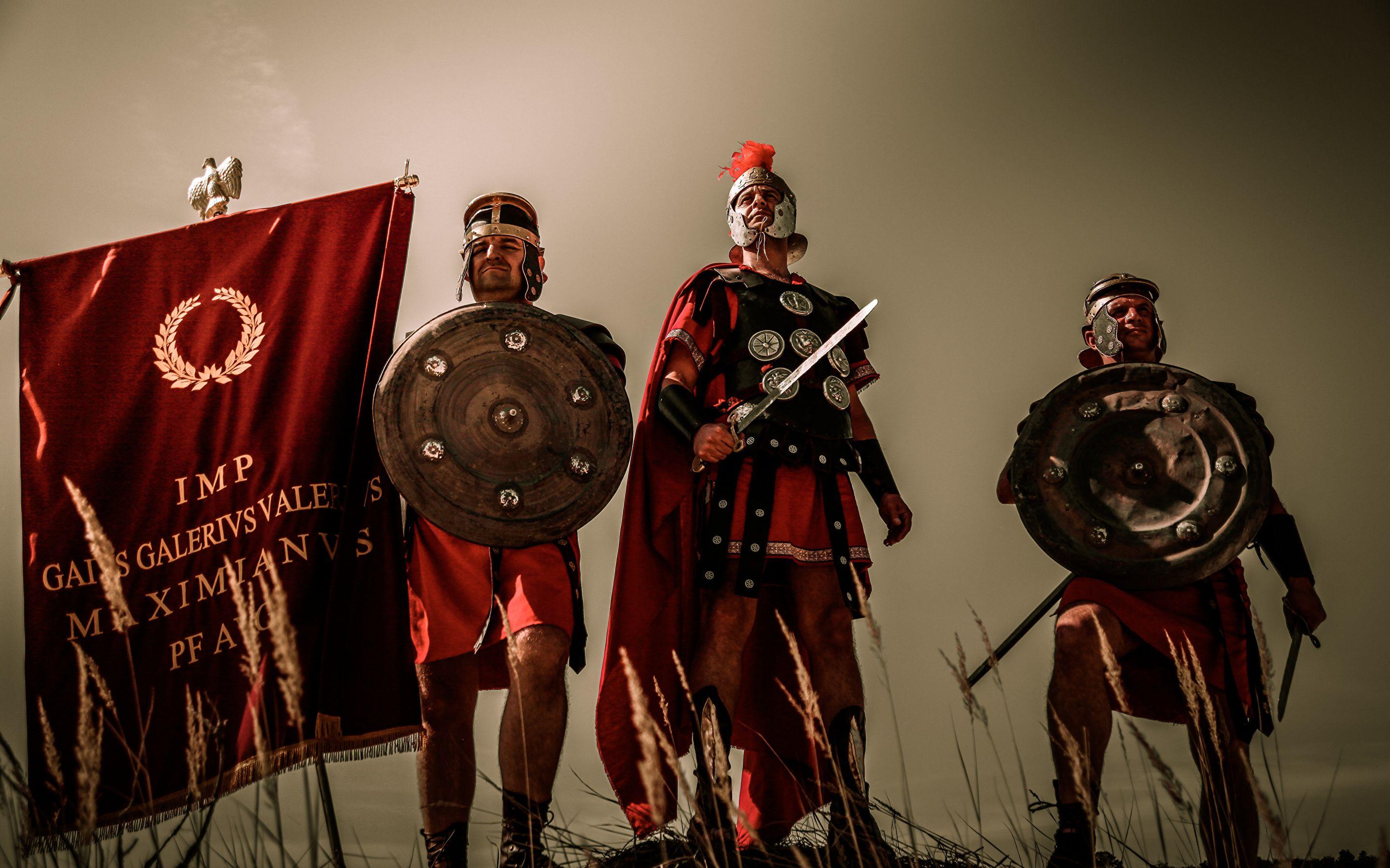 Image Shield armour Swords Soldiers Warriors Rome Roman 2880x1800