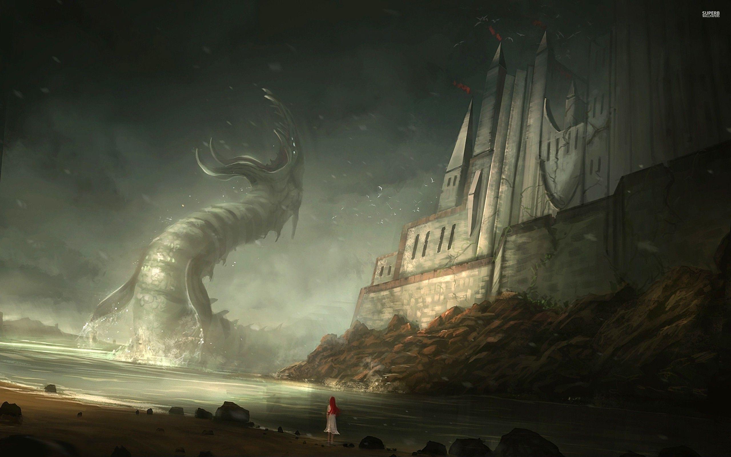 Cthulhu Art Wallpaper background picture