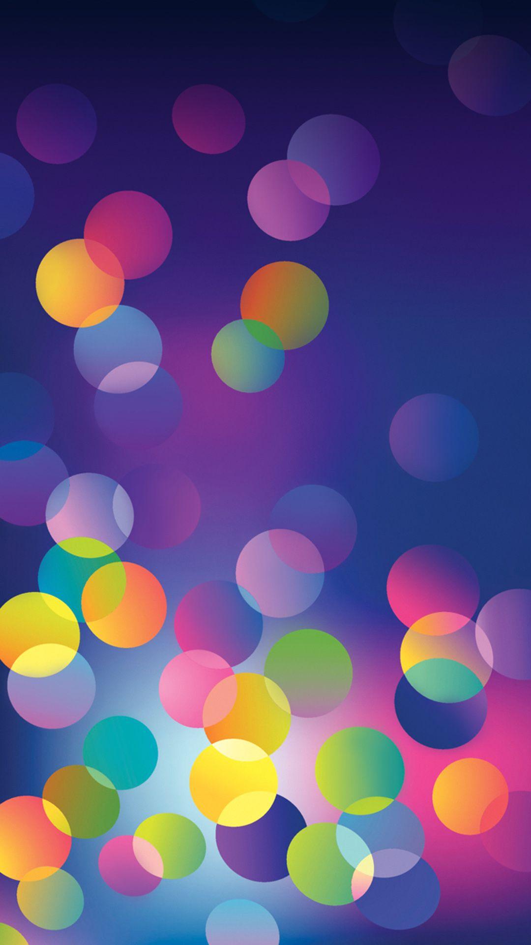 Colour Bubbles. IPhone wallpaper gradient abstract. Tap to