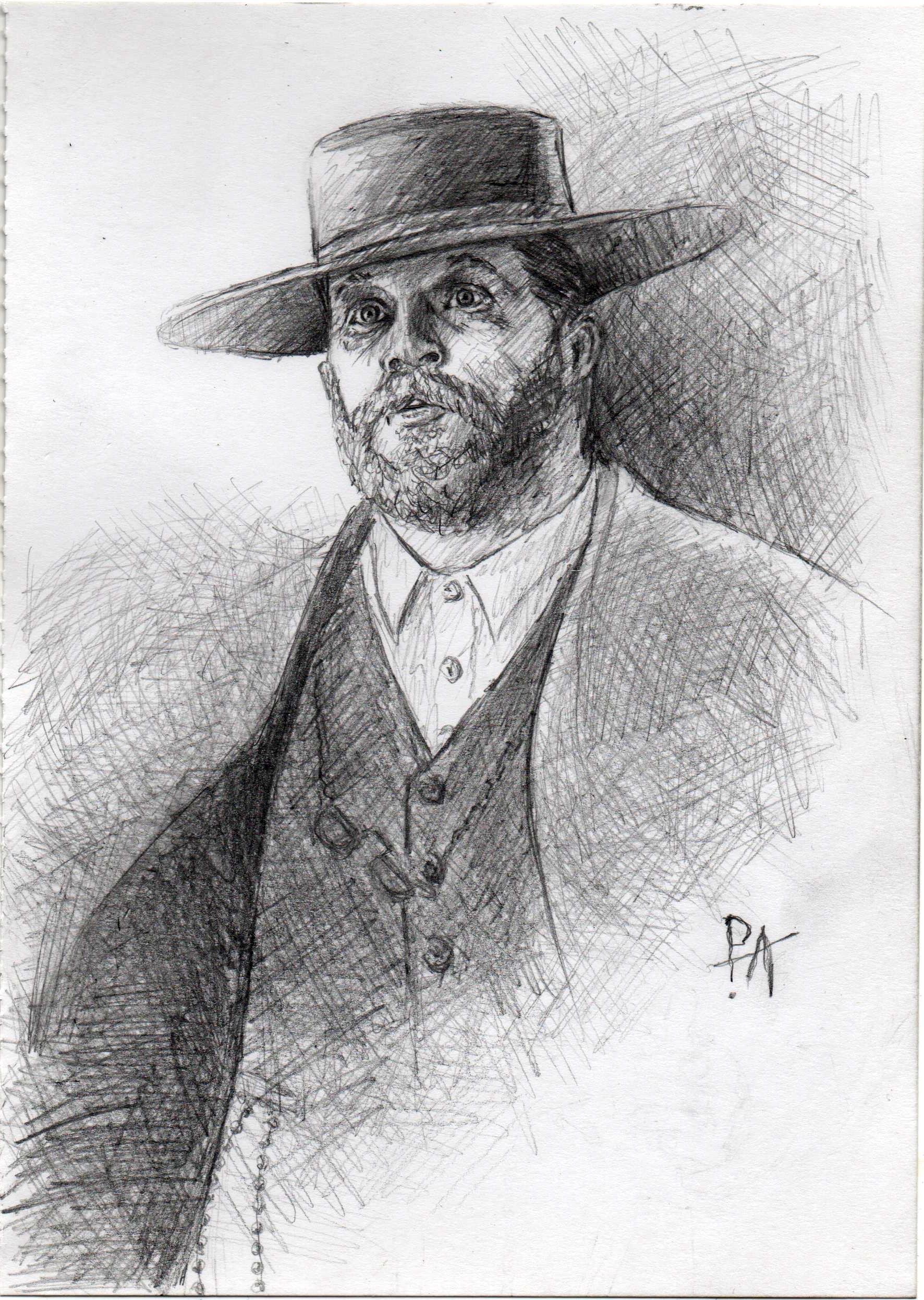 My Alfie Solomons sketch. What do you think ?