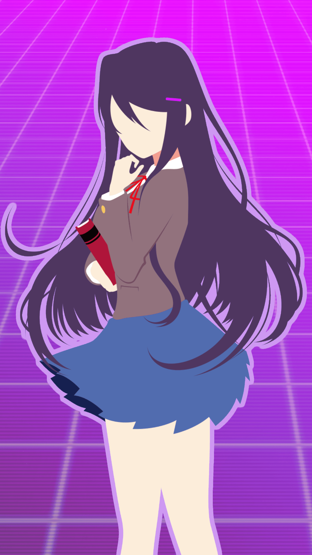 I made a Yuri wallpaper for my own phone, and thought I should share