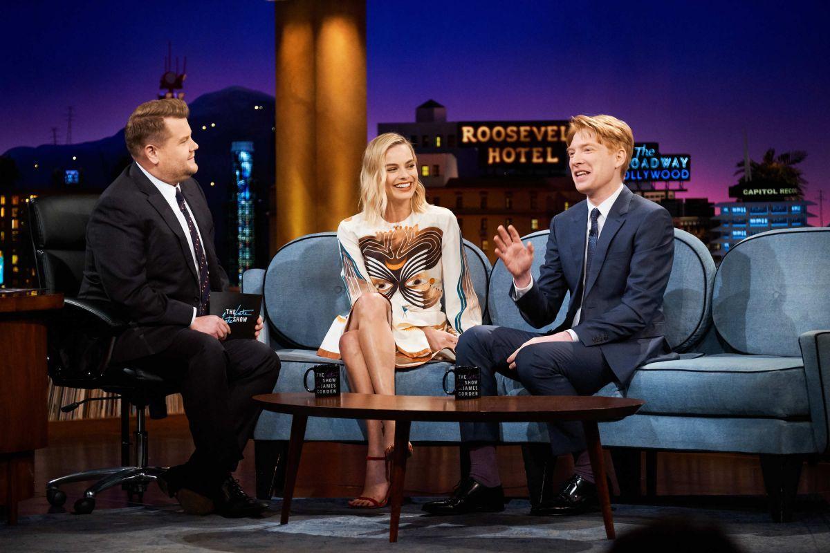 Margot Robbie image Margot Robbie at The Late Late Show with James