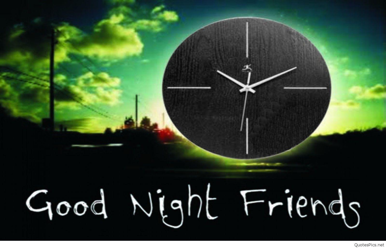 good night friends images hd