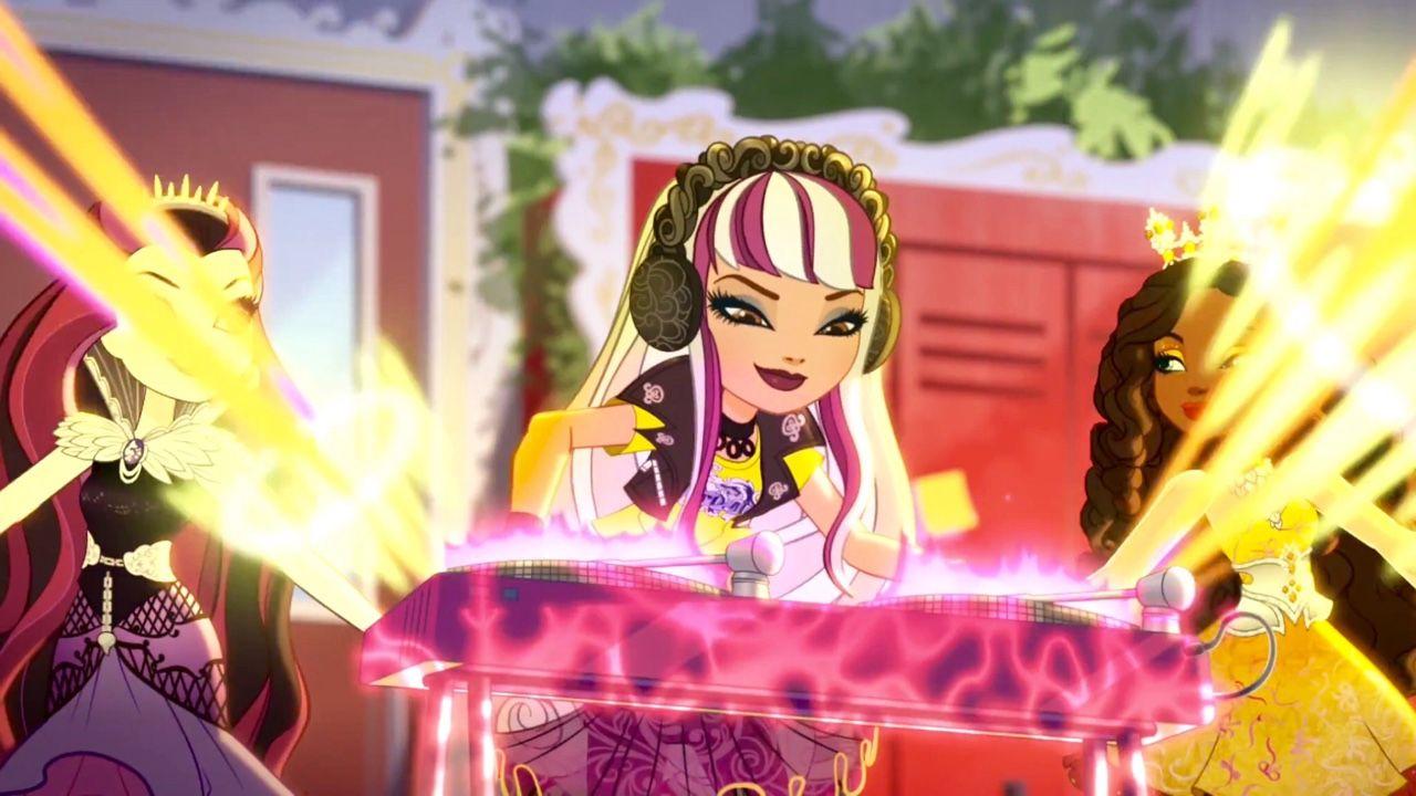 Ever After High image Raven Queen, Melody Piper and Justine Dancer
