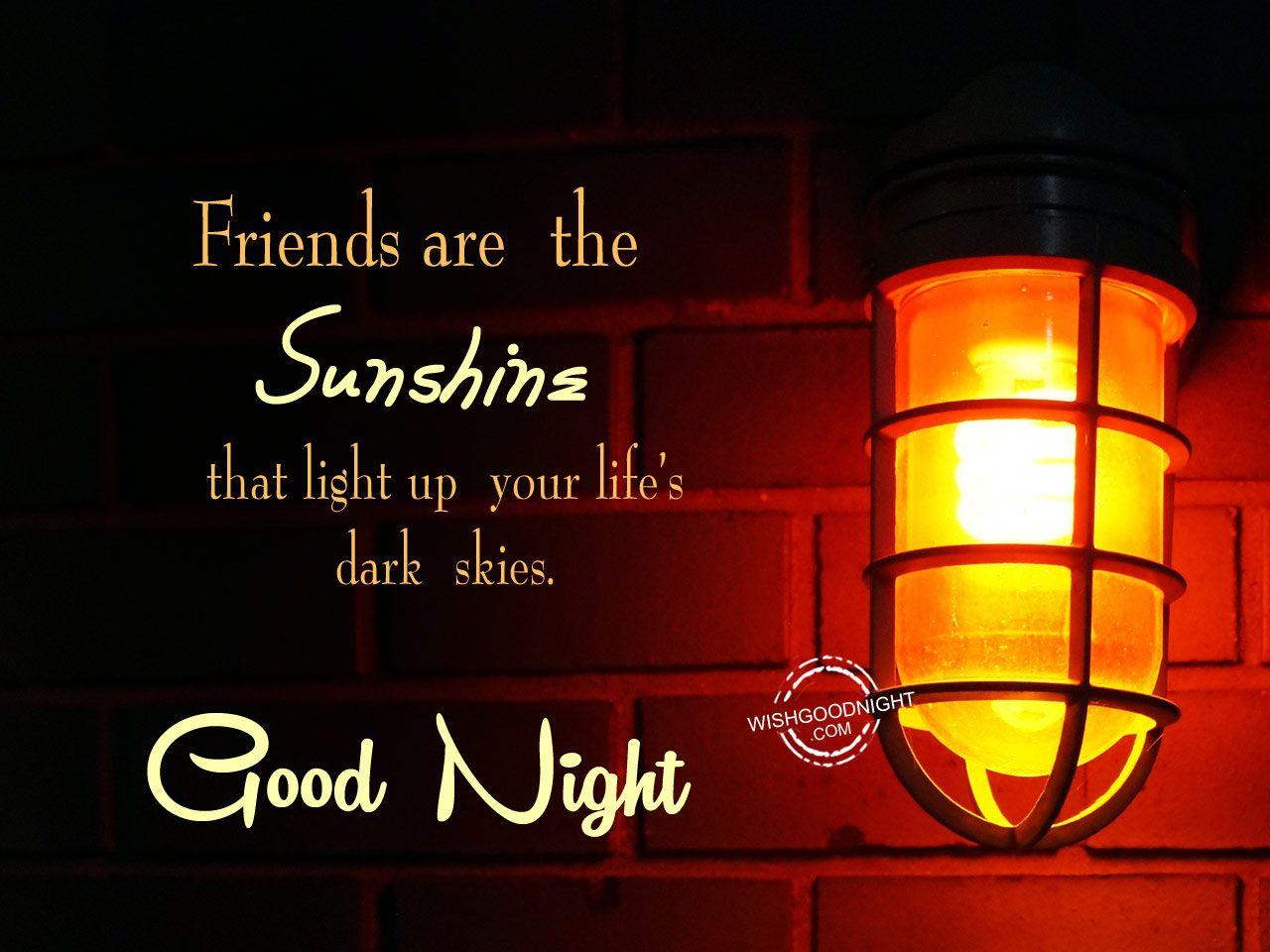 Good Night Wishes For Friends Night Picture