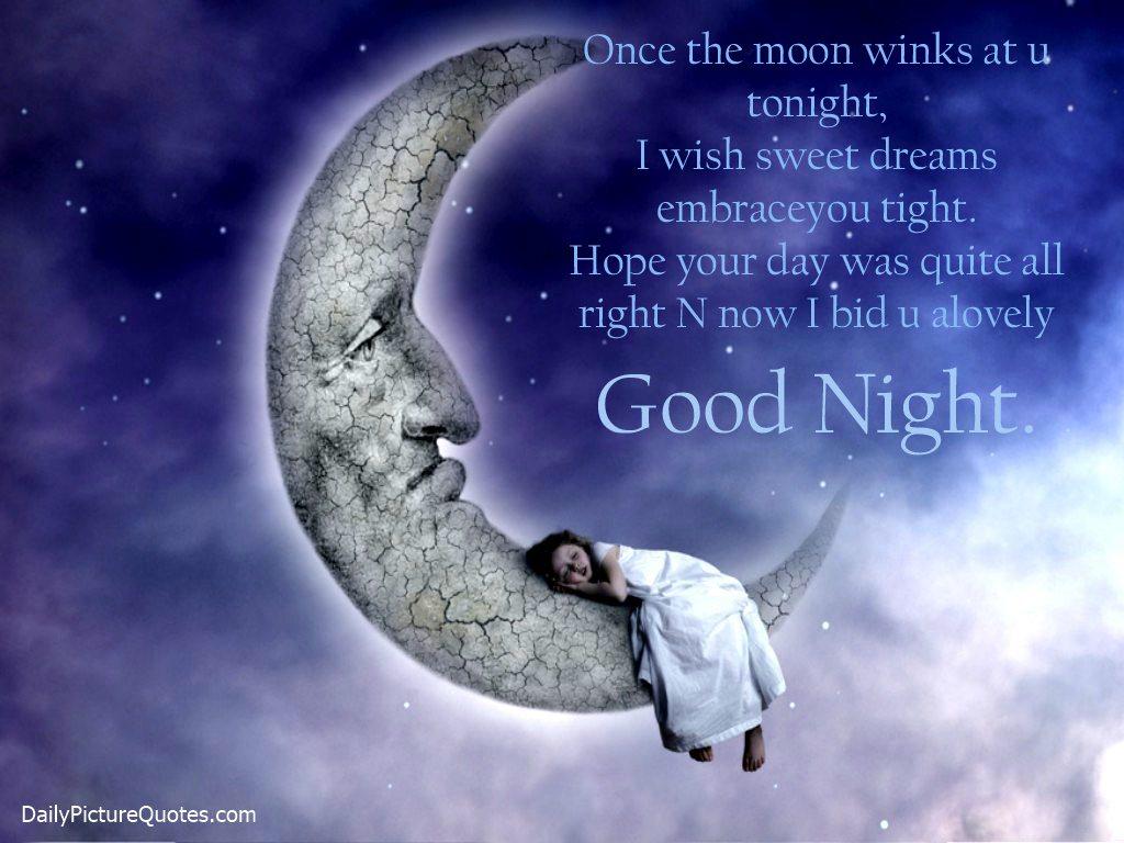 Good Night Quotes For Friends, Picture Wishes & Greetings