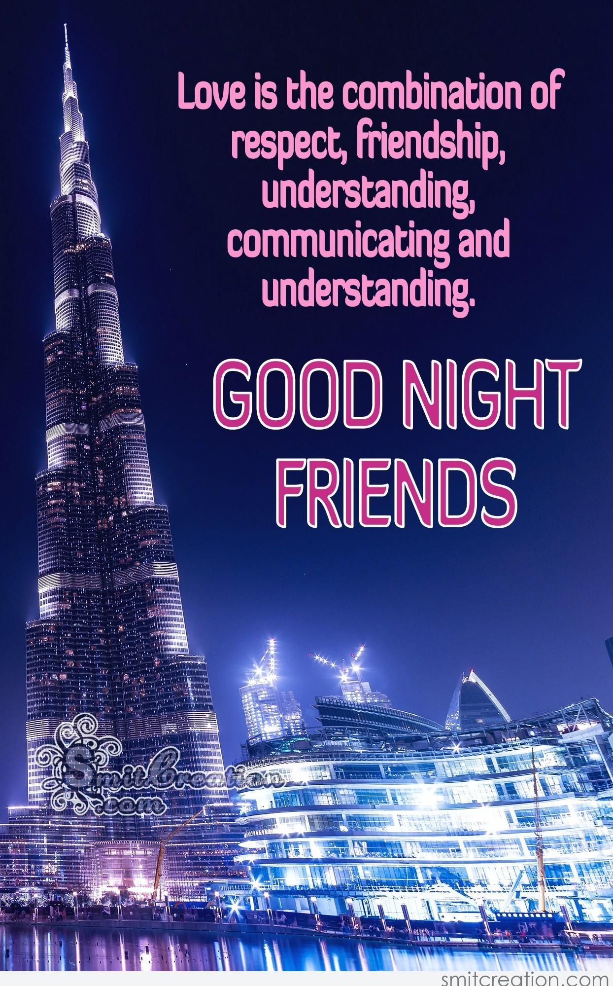 Good Night Friends Picture and Graphics