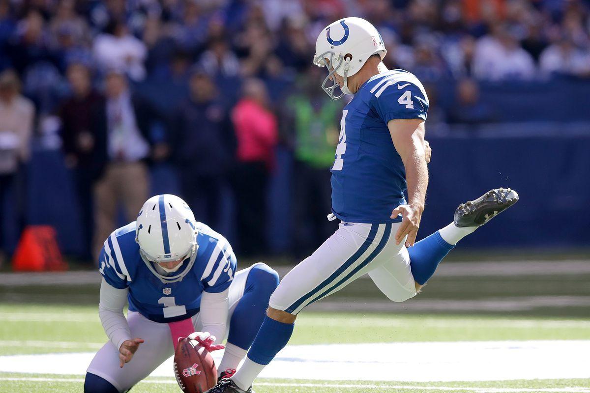 Adam Vinatieri is kicking at a historic level right now