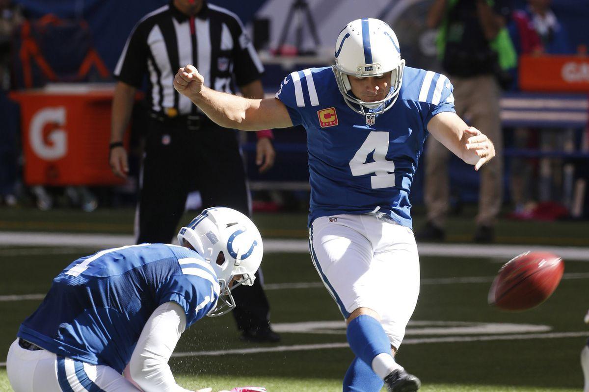 Adam Vinatieri is the oldest player in the NFL and still saves
