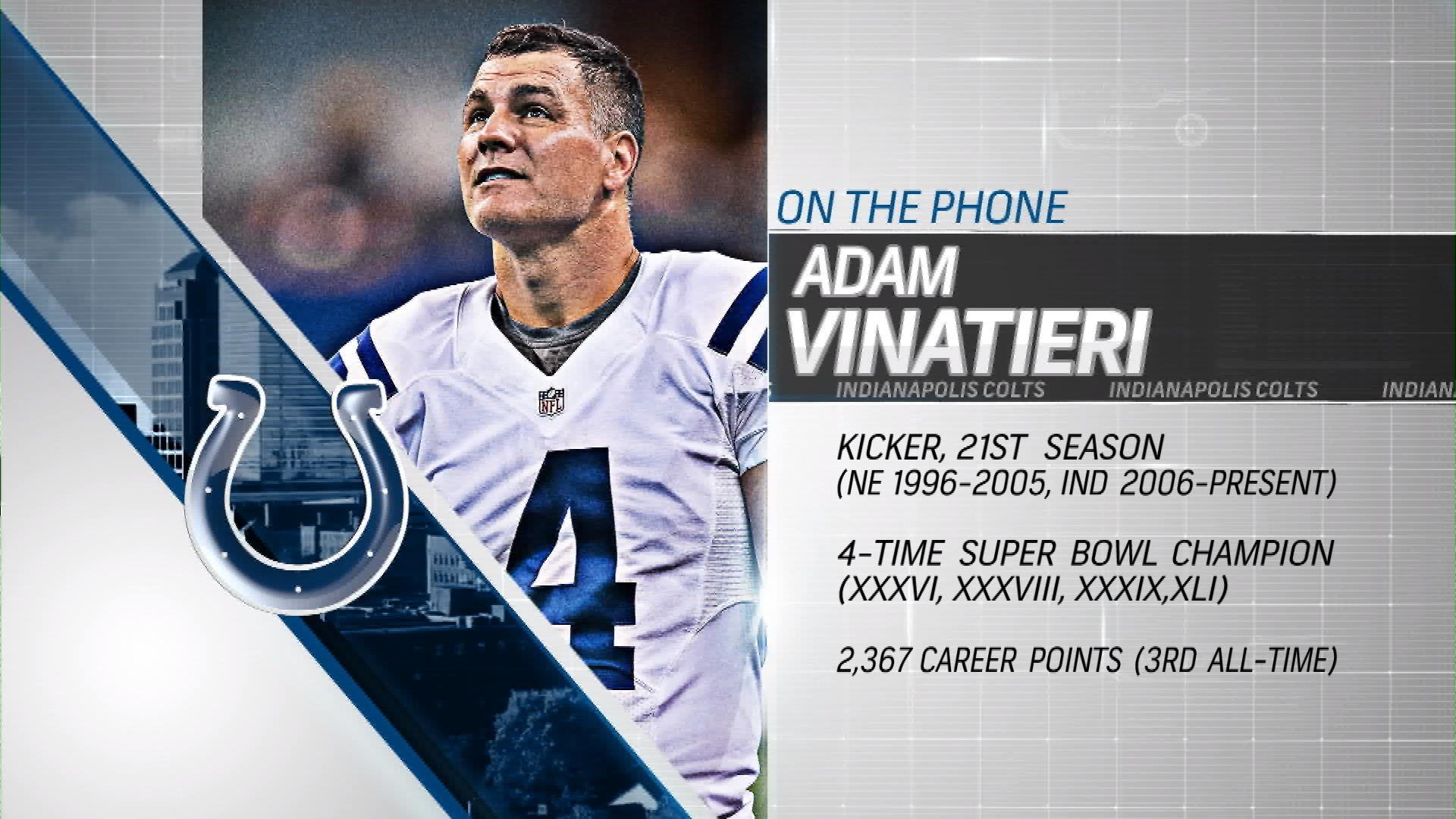 Adam Vinatieri continues to get better with age