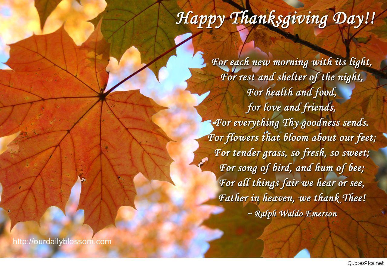 Thanksgiving Prayer For Family & Friends From The Bible. Happy
