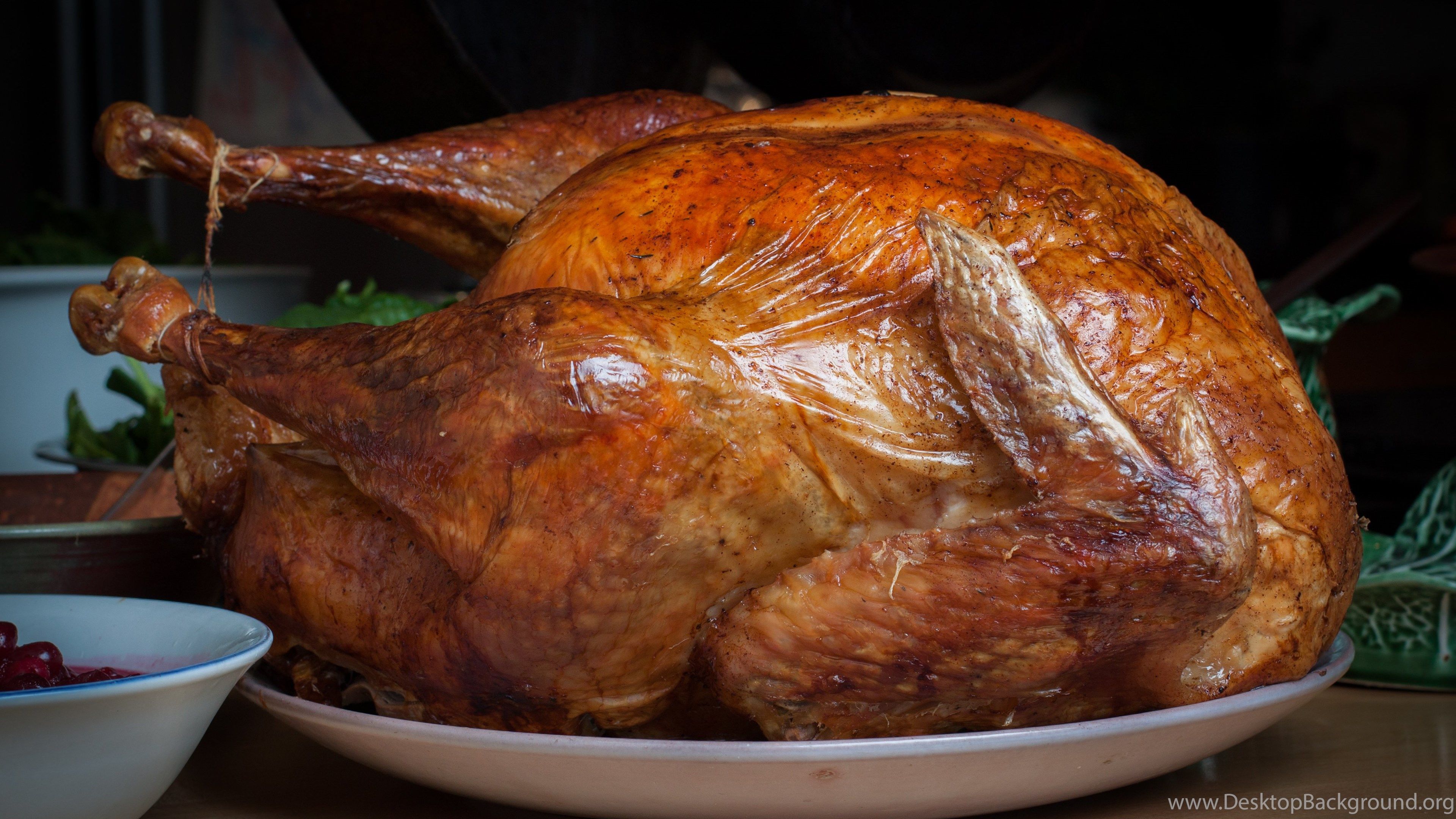 Thanksgiving Turkey Dinner HD Wallpaper Desktop Background