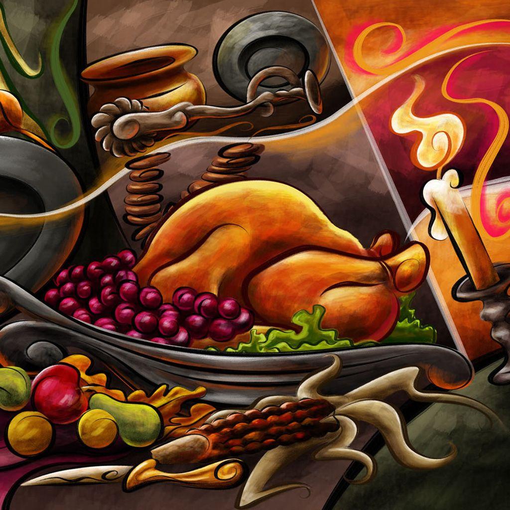 Free Thanksgiving Wallpaper for iPad: Turkey