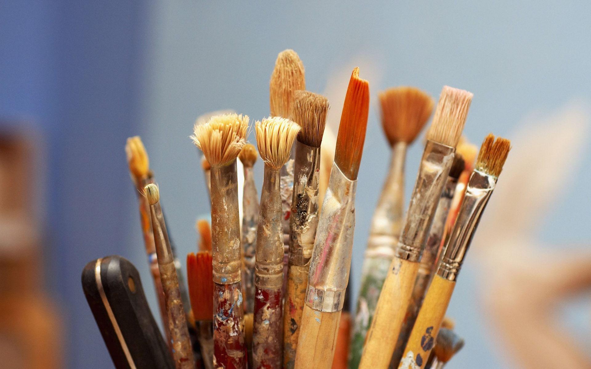 Paint Brushes Wallpaper. Makeup Brushes Wallpaper, Makeup Brushes Background and Paint Brushes Background Awesome