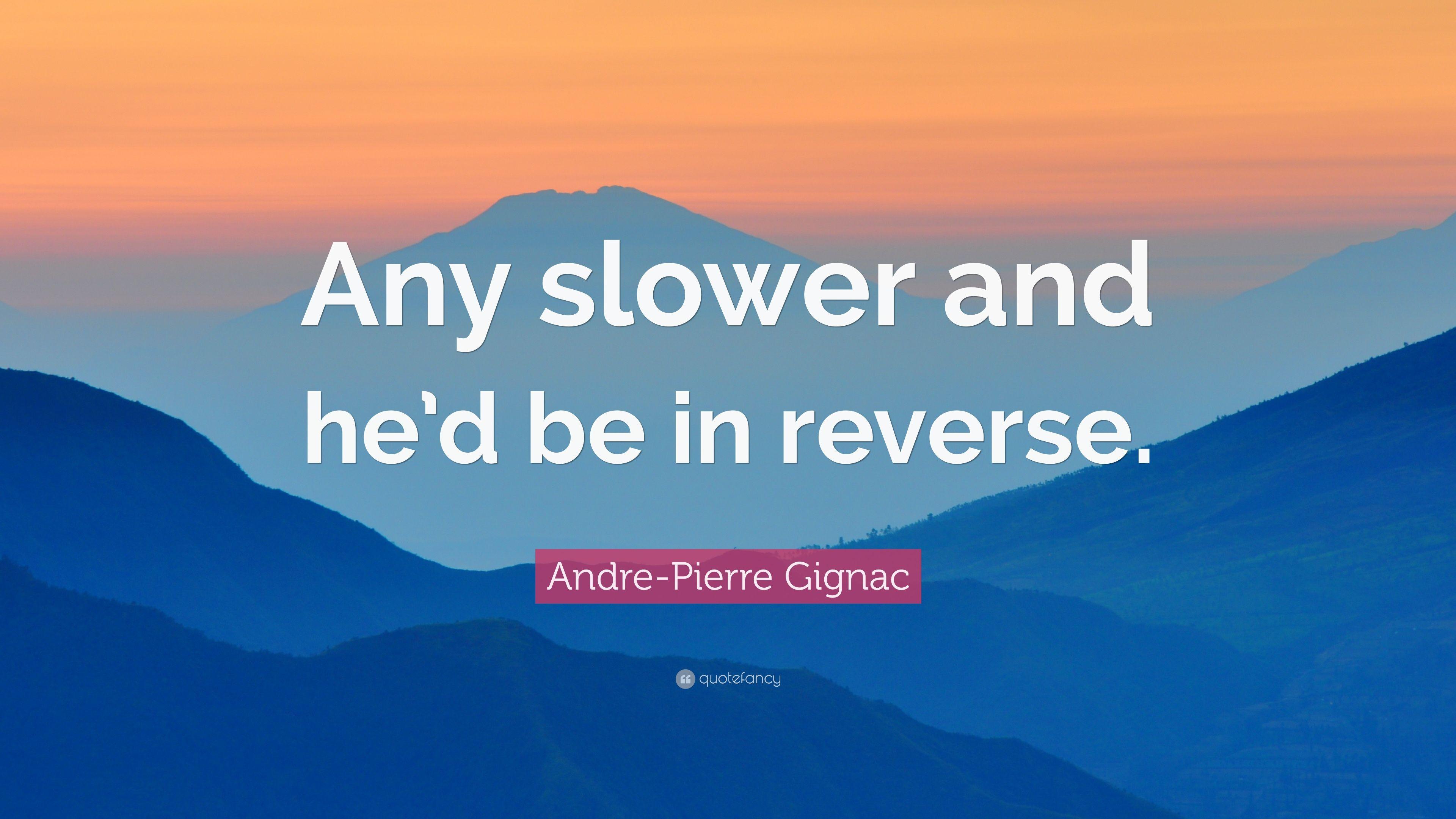Andre Pierre Gignac Quote: “Any Slower And He'd Be In Reverse.” 7