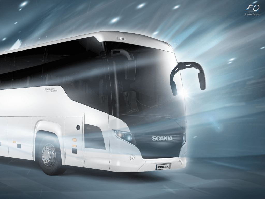 Scania Touring abstrac wallpaper