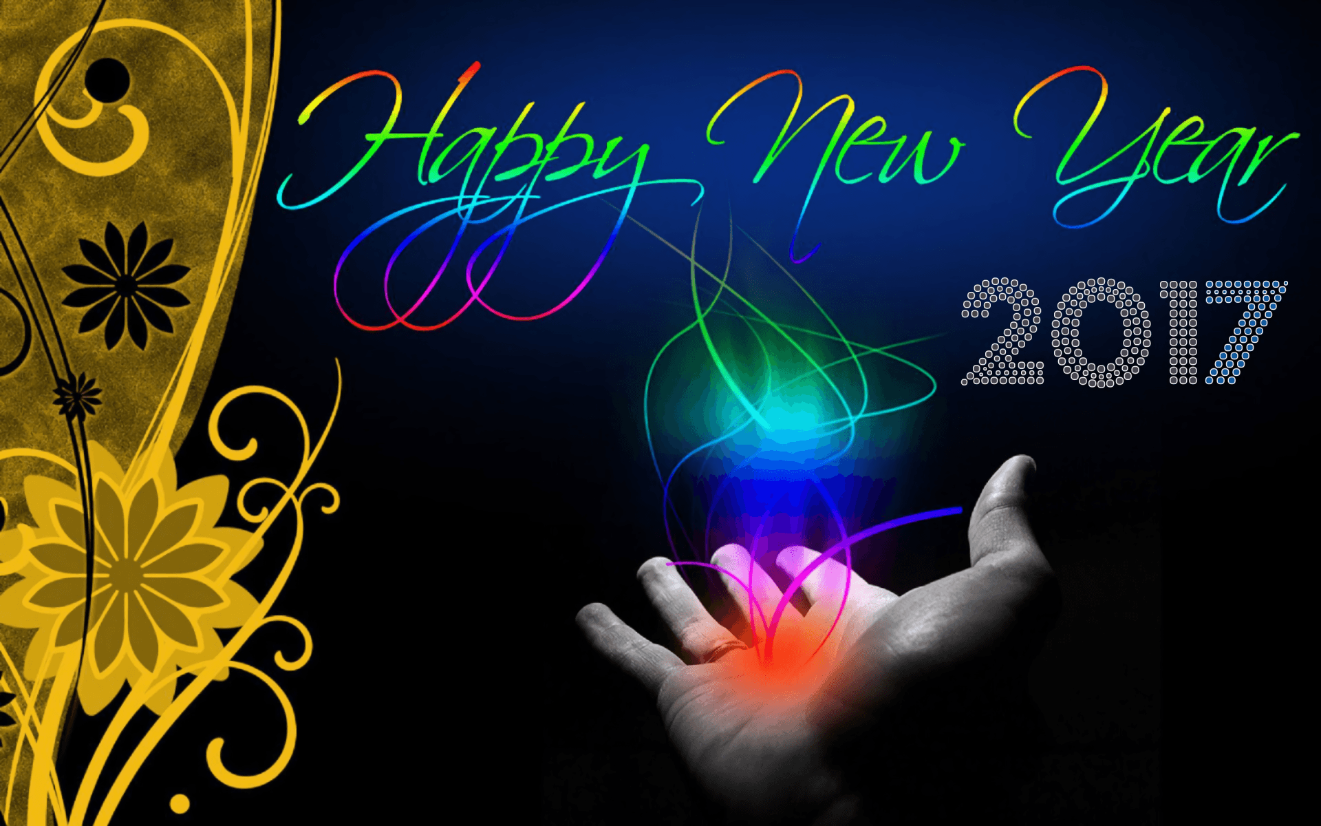 Happy New Year HD Wallpaper and Background Image