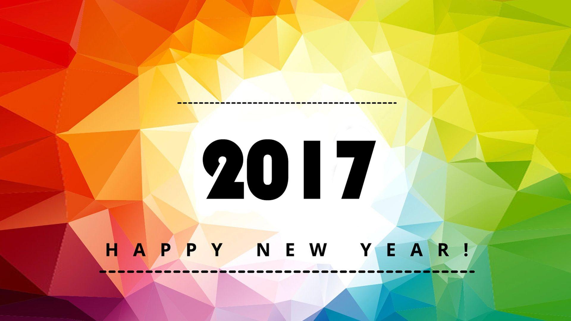 Wallpaper happy new year 2017 1920×1080