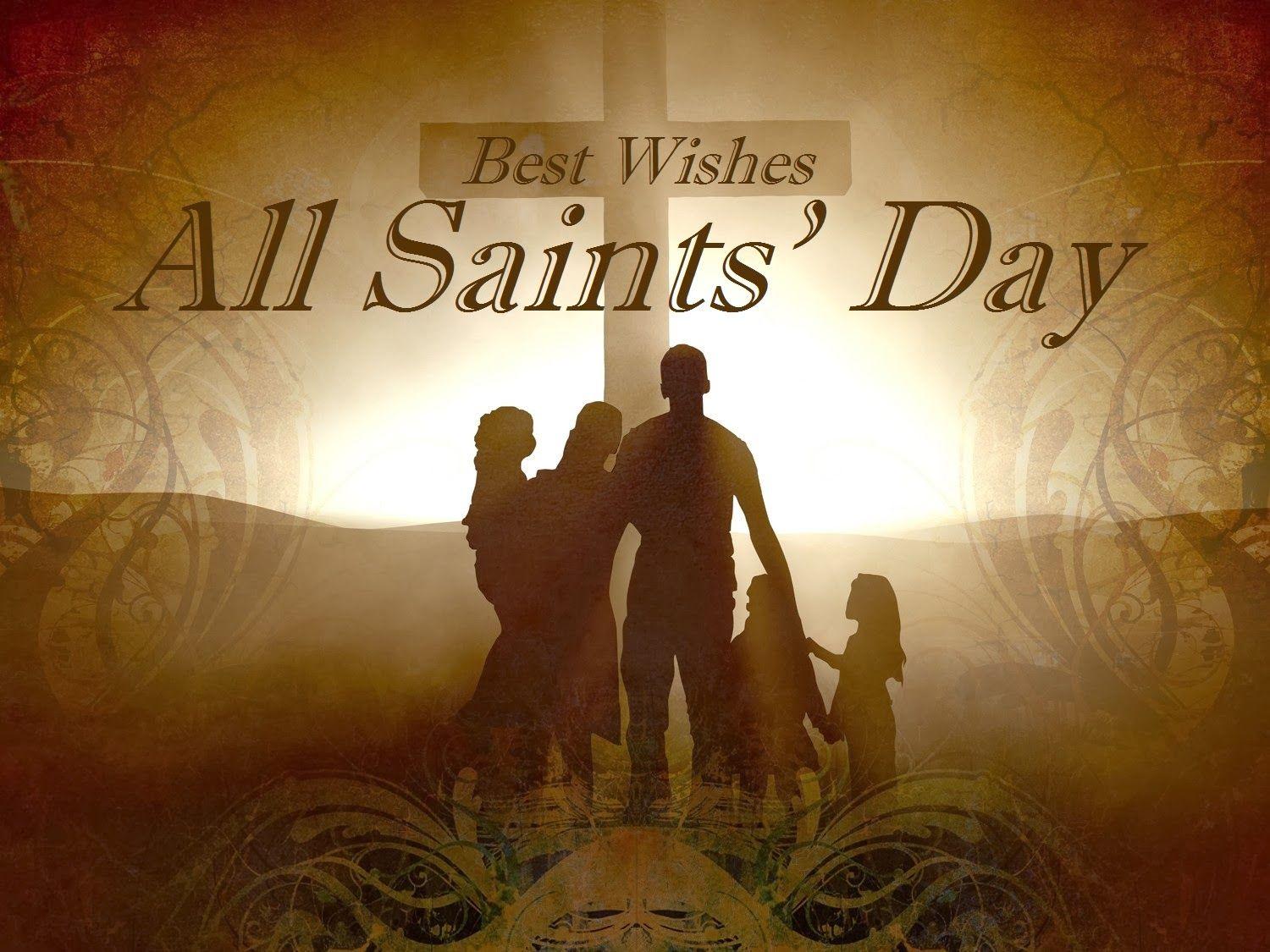 All Saints Day Background. Holiday