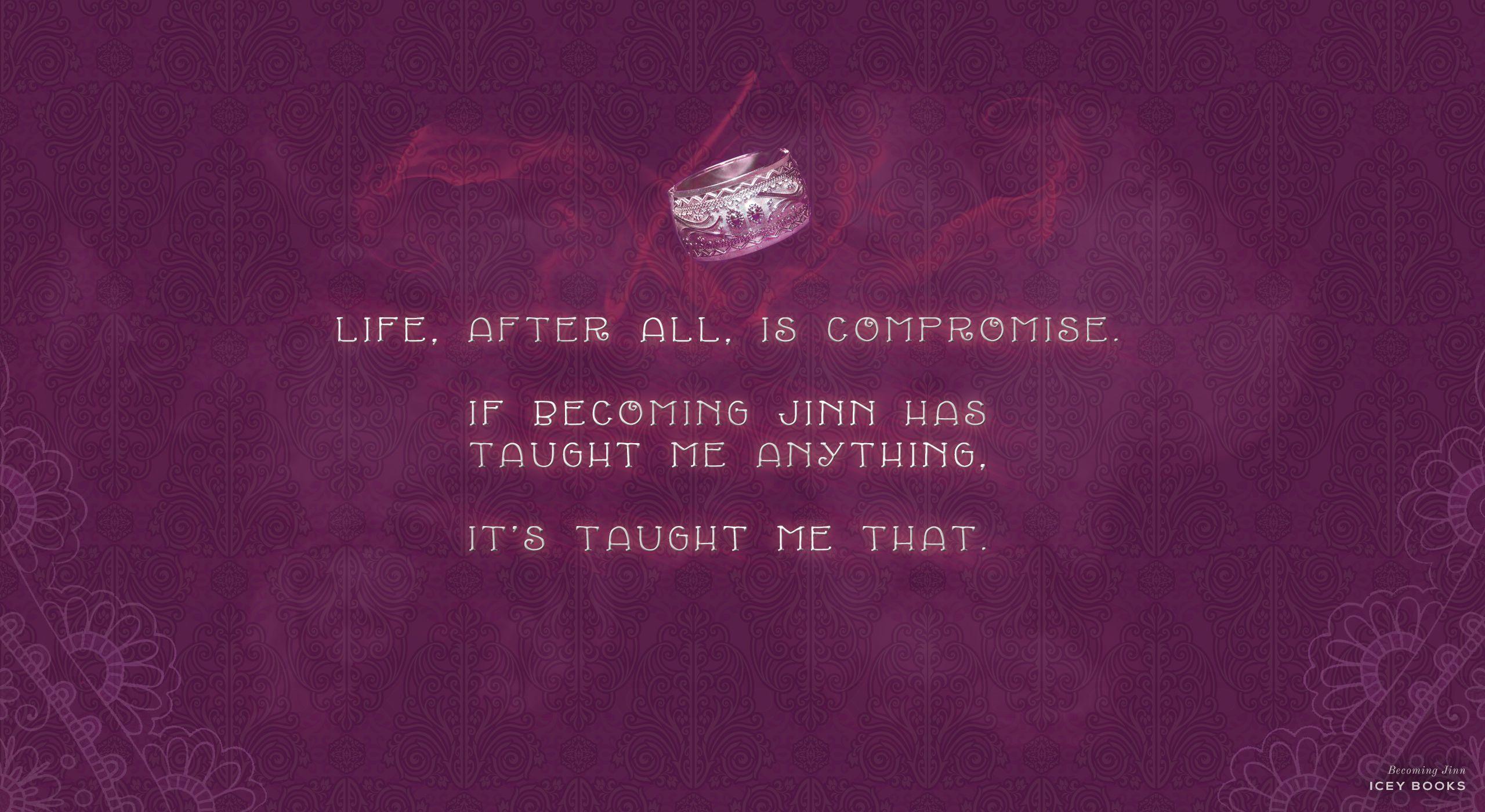 Quote Candy, Download a Wallpaper for BECOMING JINN