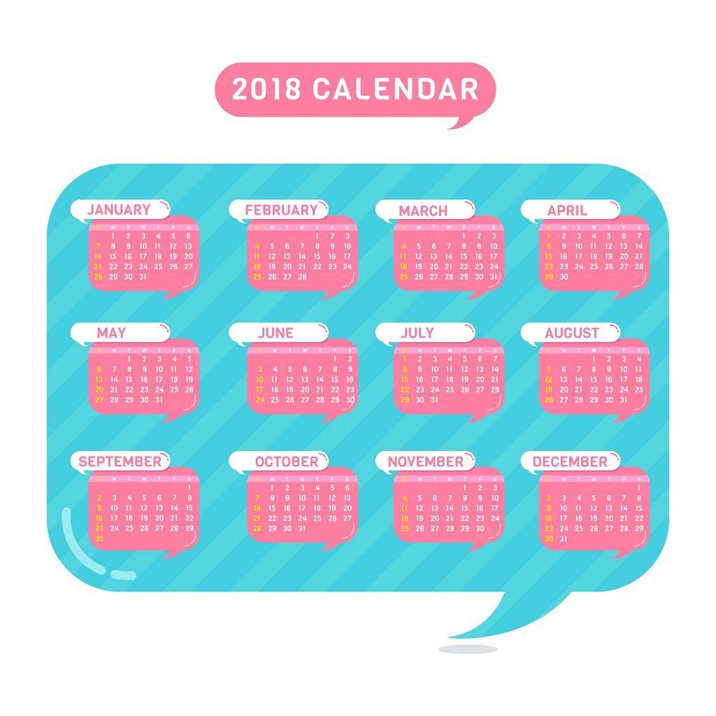 HD Calendar Wallpaper in One Page